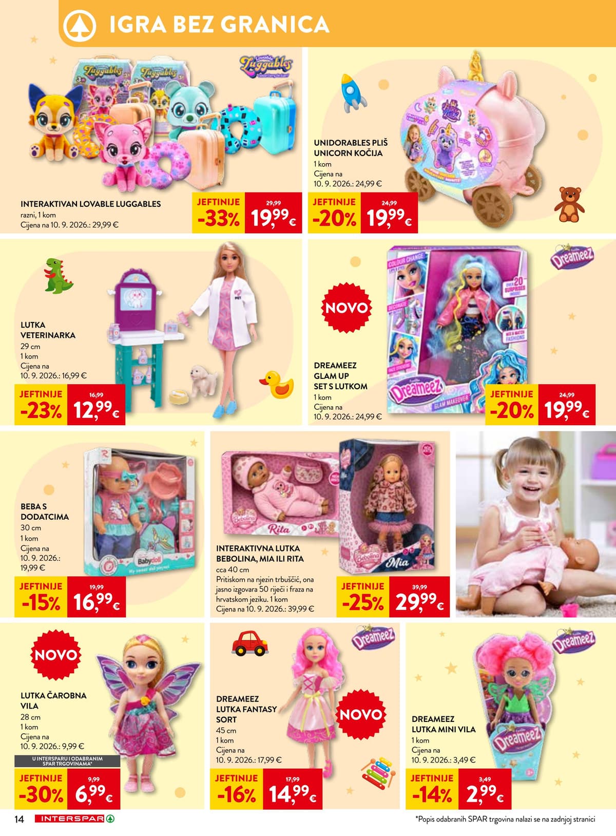 Stranica 14. Interspar kataloga - Svijet Igračaka od 31.10.2026.