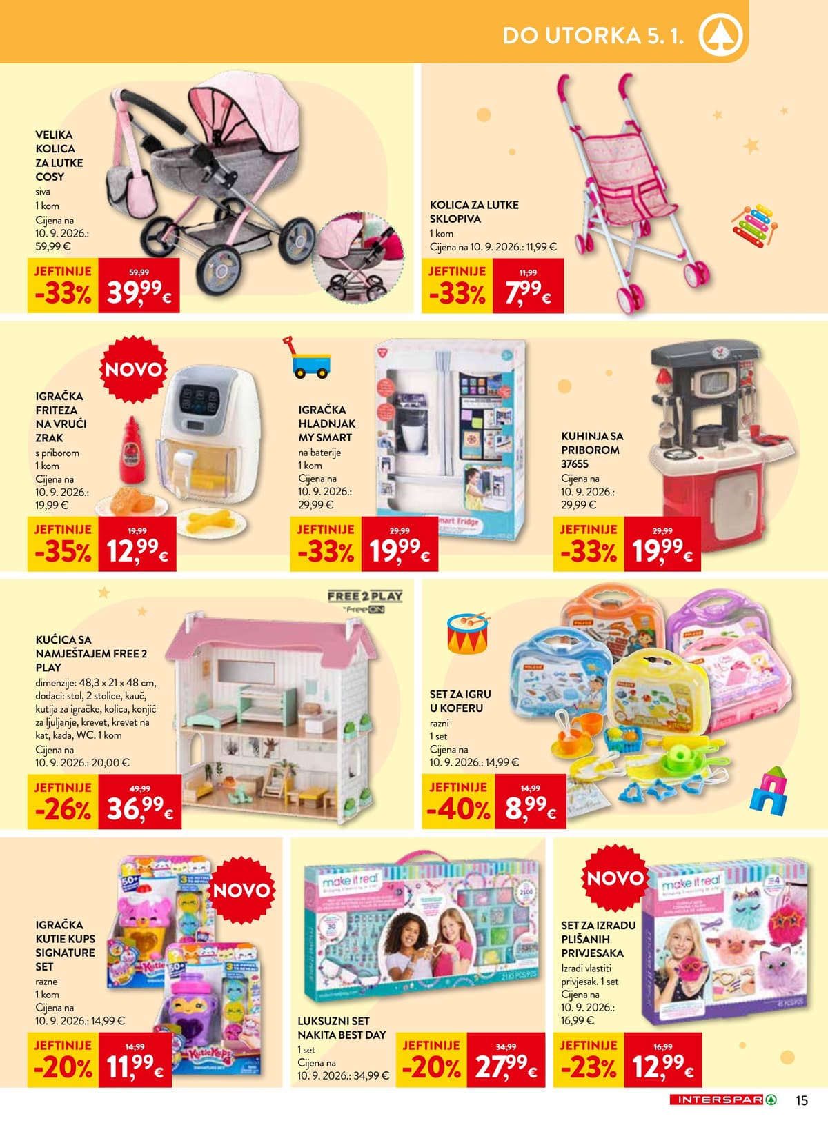 Stranica 15. Interspar kataloga - Svijet Igračaka