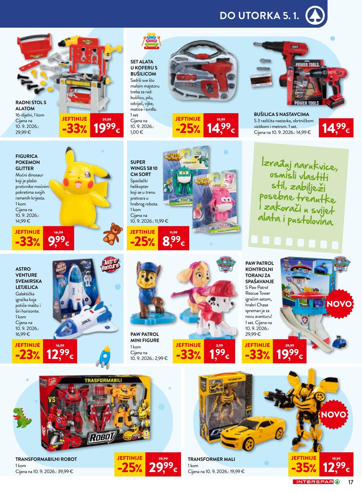Stranica 17. Interspar kataloga - Svijet Igračaka od 31.10.2026.