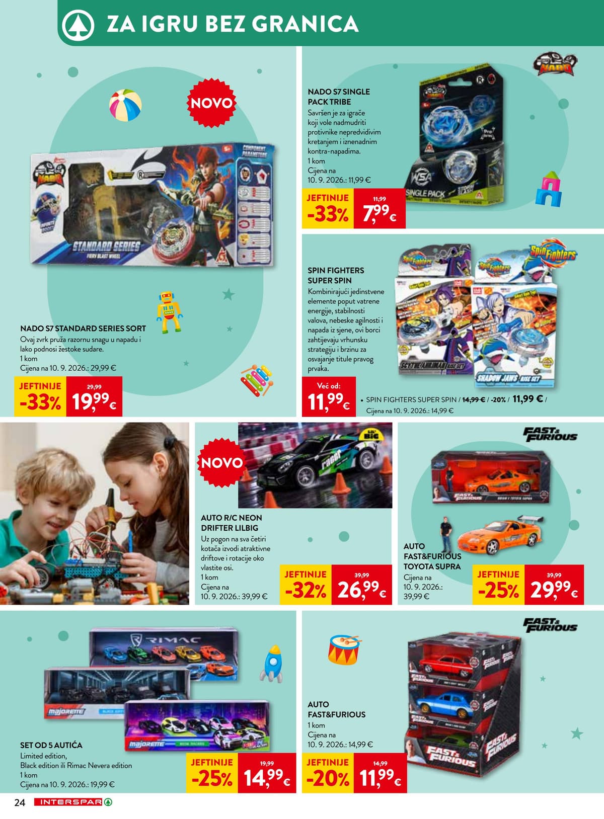 Stranica 24. Interspar kataloga - Svijet Igračaka
