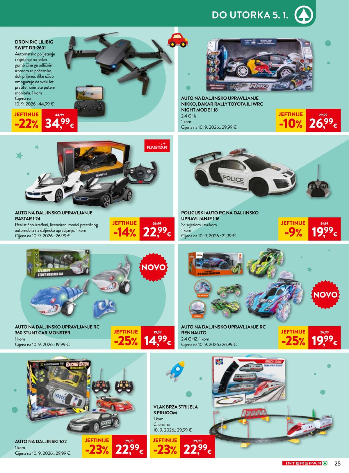 Stranica 25. Interspar kataloga - Svijet Igračaka od 31.10.2026.