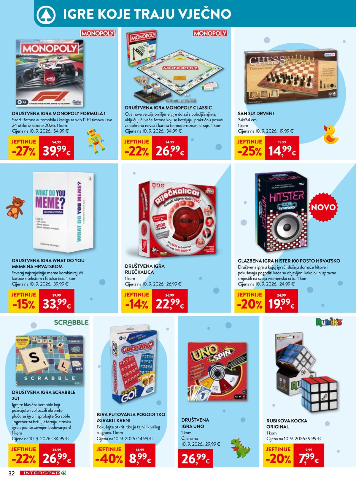 Stranica 32. Interspar kataloga - Svijet Igračaka
