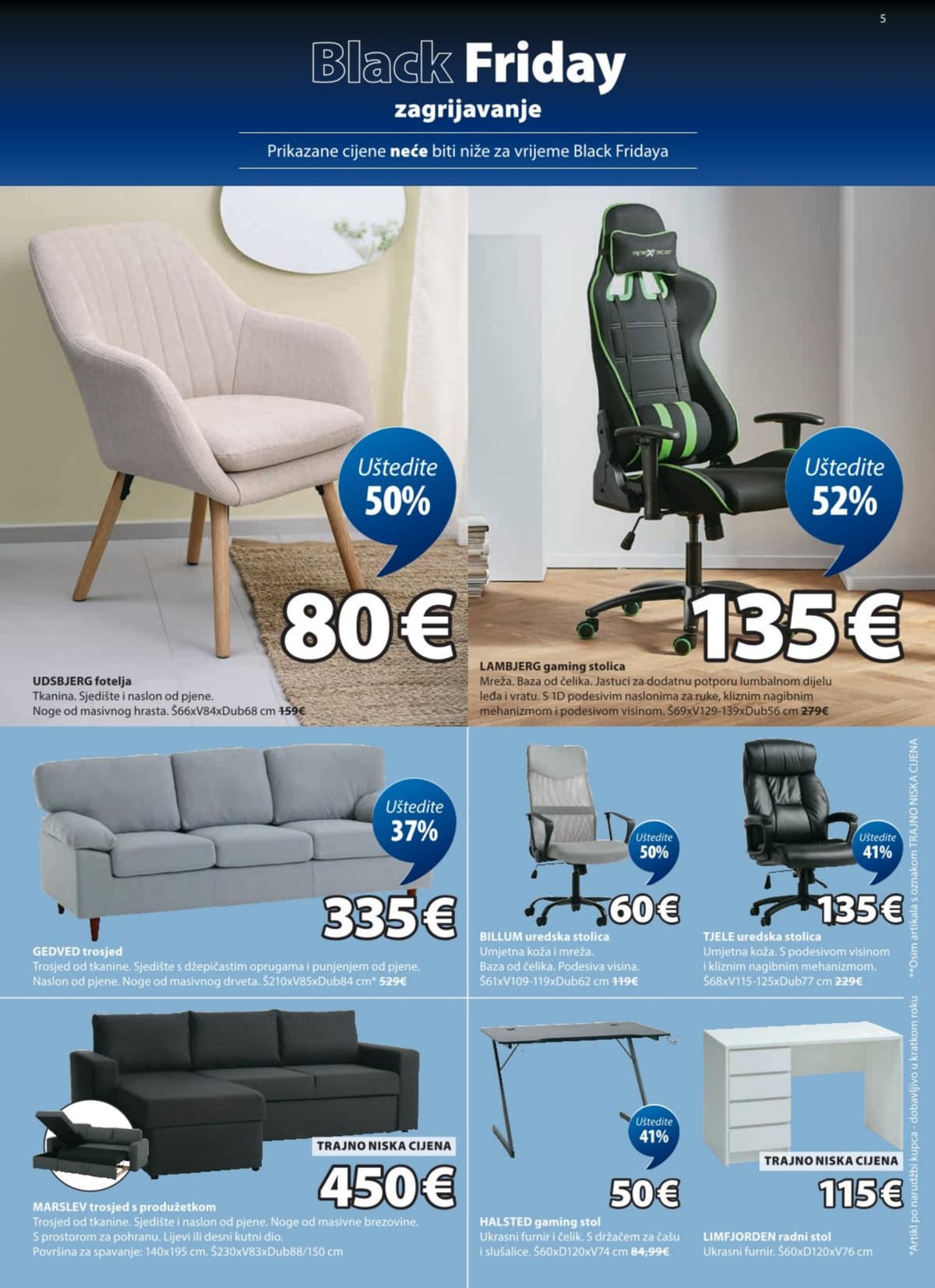 Stranica 5. Jysk kataloga - Black Friday od 27.02.2026.