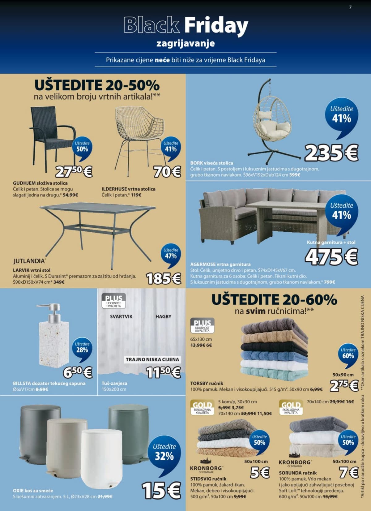 Stranica 7. Jysk kataloga - Black Friday od 27.02.2026.
