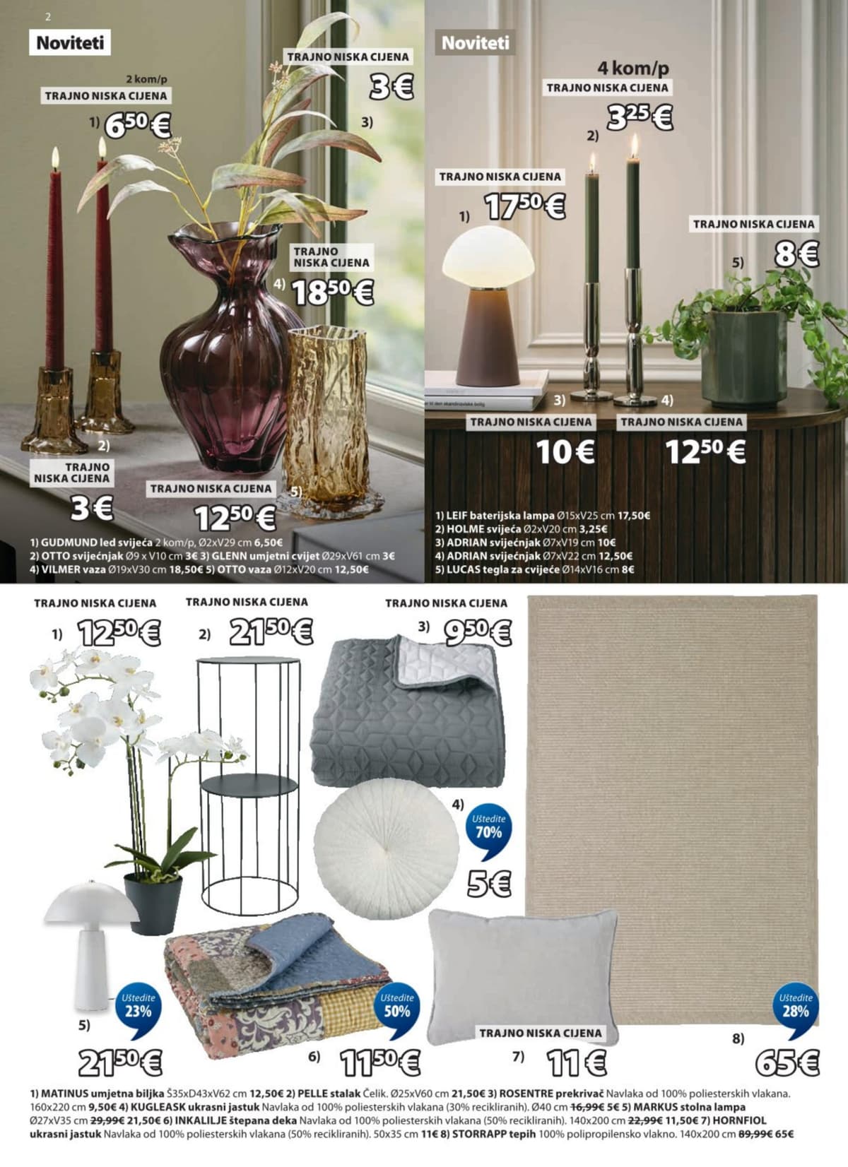 Stranica 2. Jysk kataloga - Akcijska Ponuda