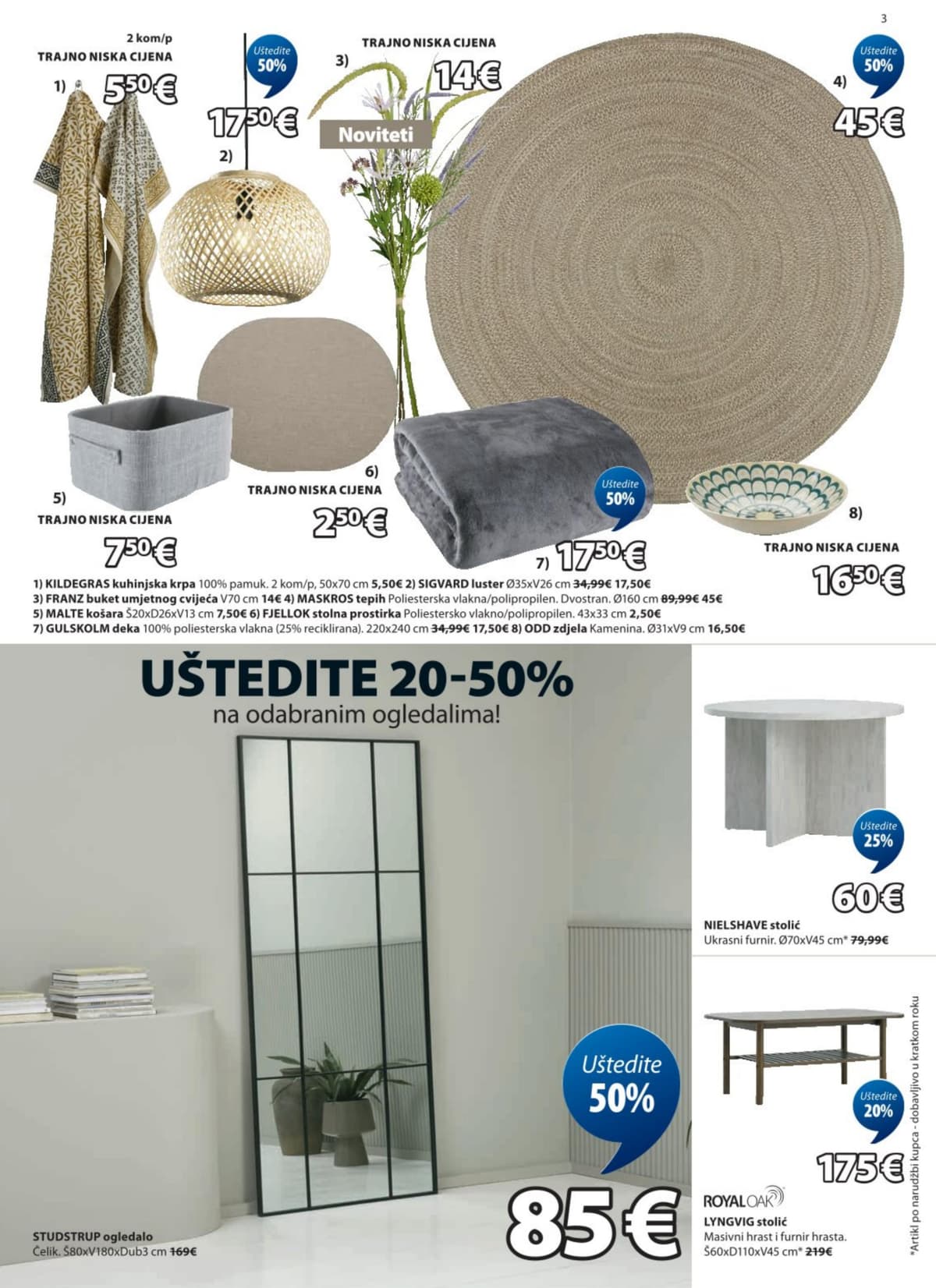 Stranica 3. Jysk kataloga - Akcijska Ponuda od 27.02.2026.