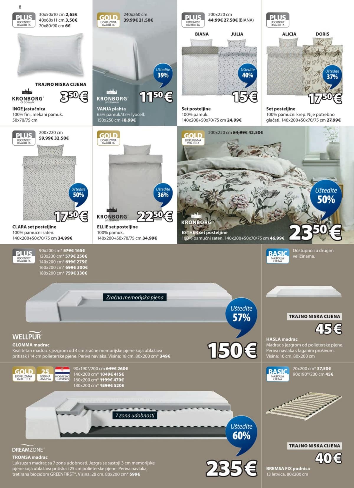 Stranica 8. Jysk kataloga - Akcijska Ponuda od 27.02.2026.