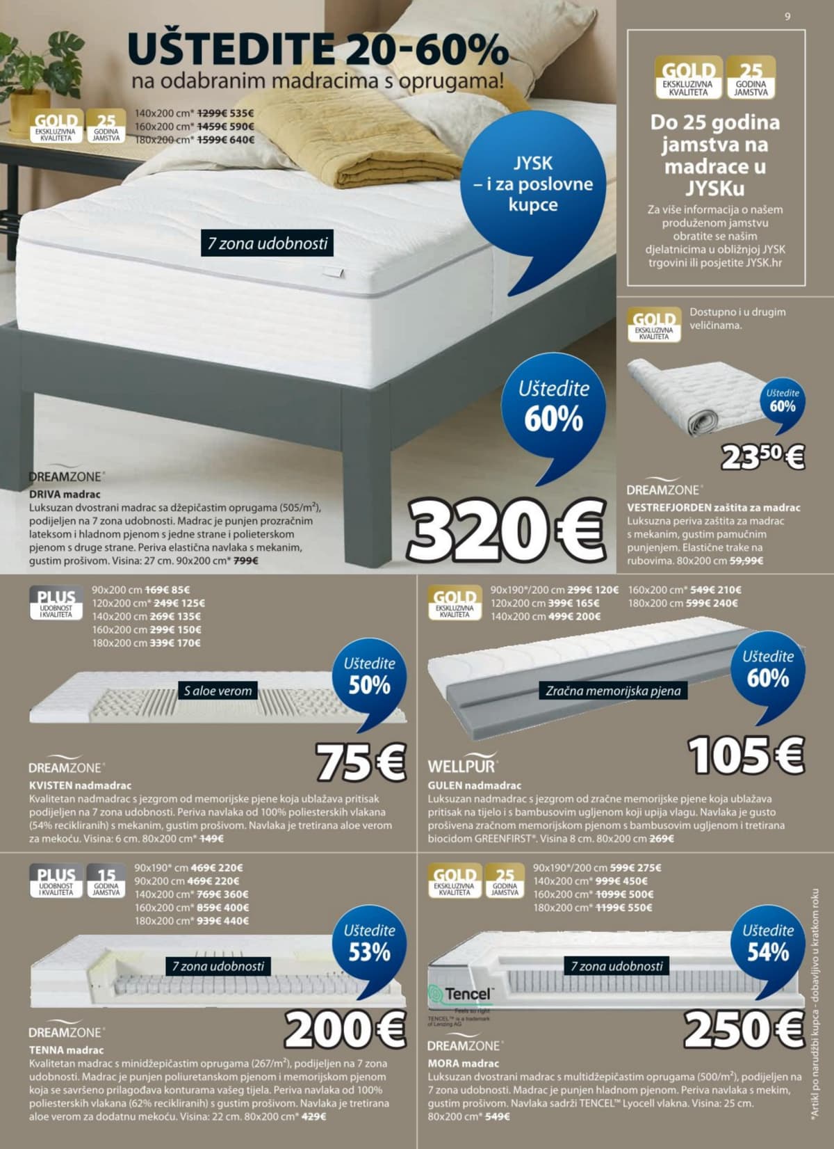 Stranica 9. Jysk kataloga - Akcijska Ponuda od 27.02.2026.