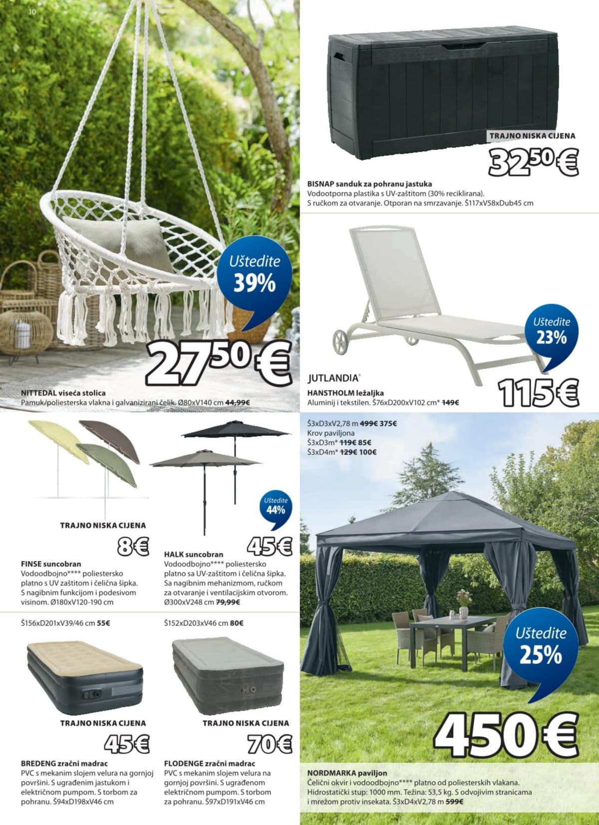 Stranica 10. Jysk kataloga - Akcijska Ponuda od 15.03.2026.
