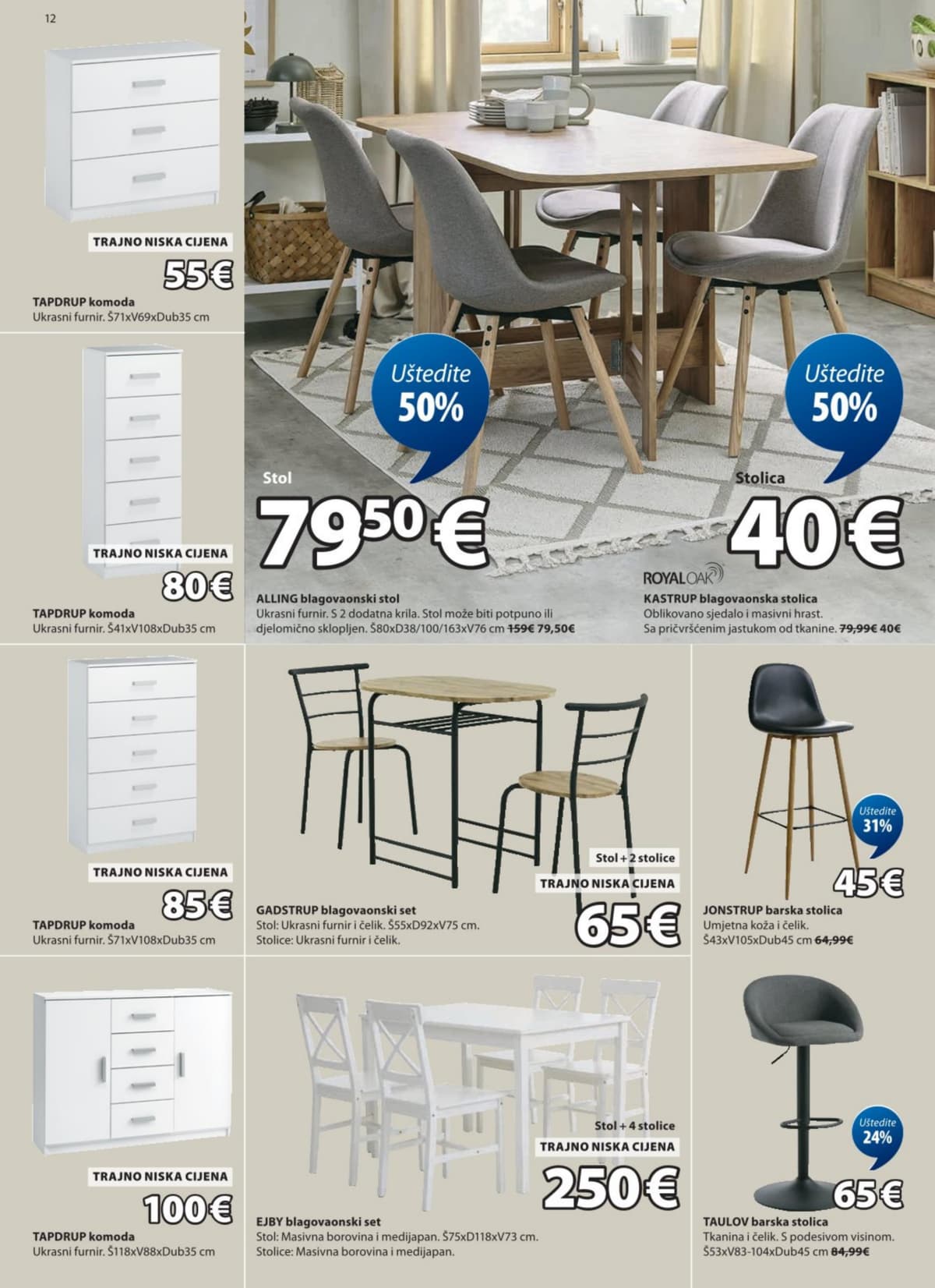 Stranica 12. Jysk kataloga - Akcijska Ponuda od 15.03.2026.