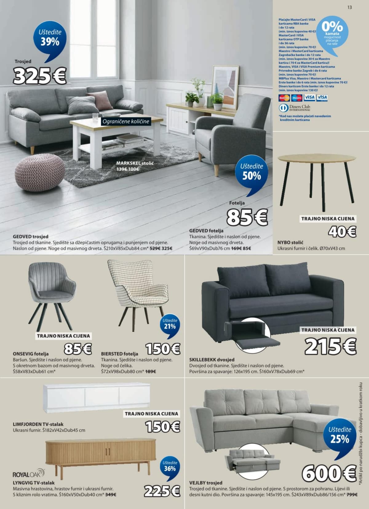 Stranica 13. Jysk kataloga - Akcijska Ponuda od 15.03.2026.