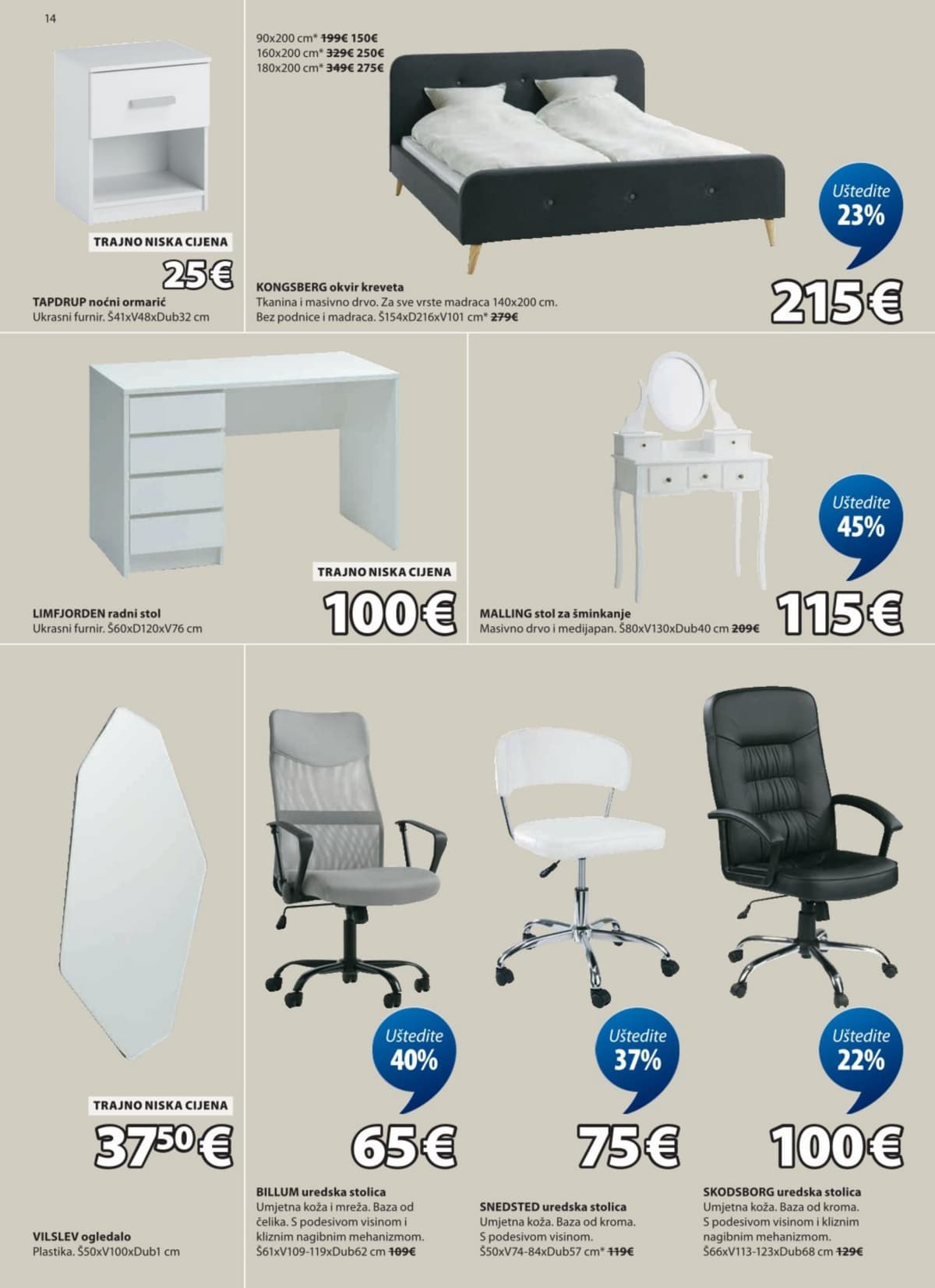 Stranica 14. Jysk kataloga - Akcijska Ponuda