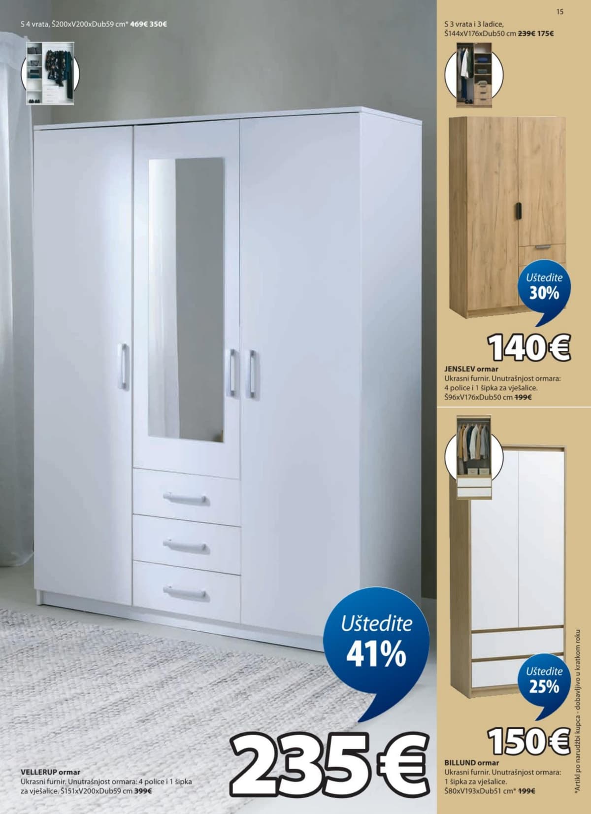 Stranica 15. Jysk kataloga - Akcijska Ponuda od 15.03.2026.