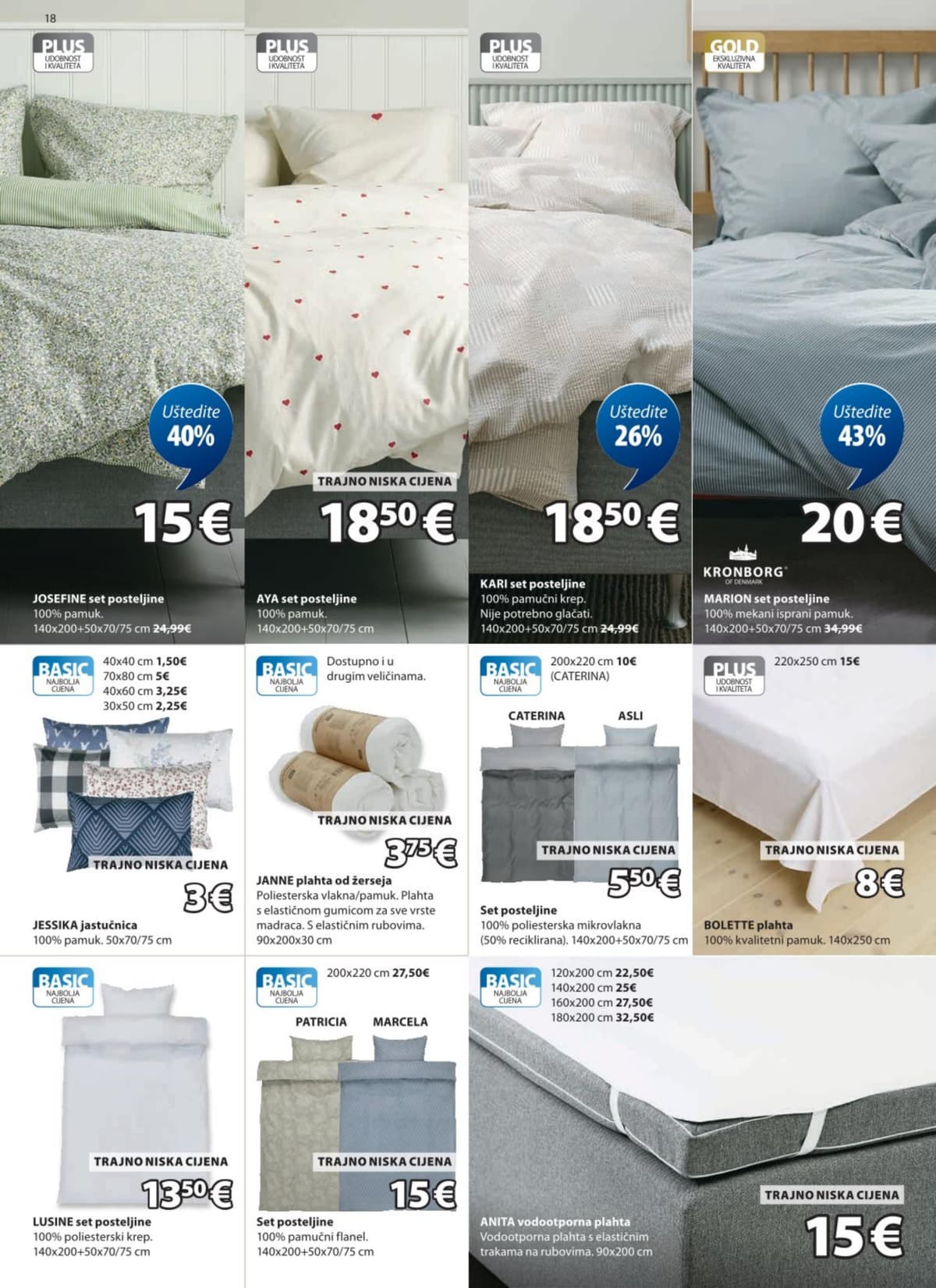 Stranica 18. Jysk kataloga - Akcijska Ponuda