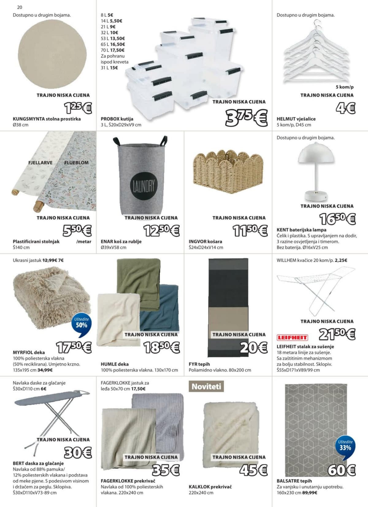 Stranica 20. Jysk kataloga - Akcijska Ponuda