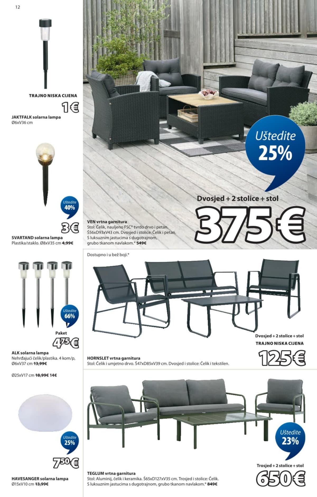 Stranica 12. Jysk kataloga - Akcijska Ponuda