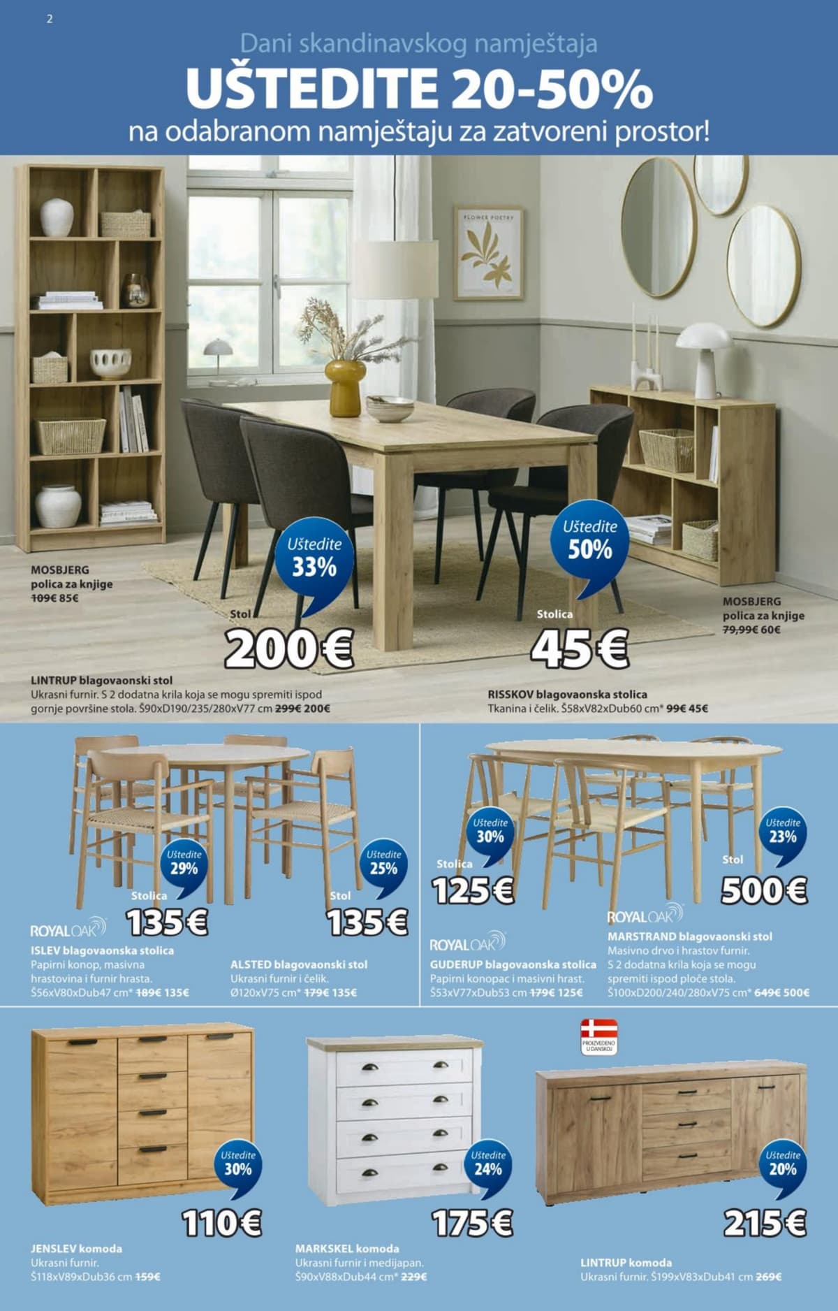 Stranica 2. Jysk kataloga - Akcijska Ponuda od 20.03.2026.