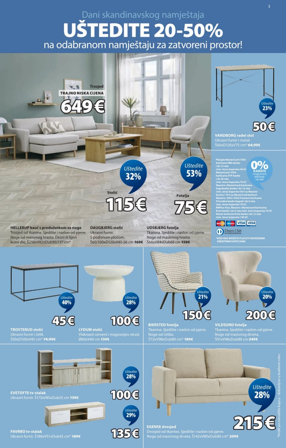 Stranica 3. Jysk kataloga - Akcijska Ponuda od 20.03.2026.