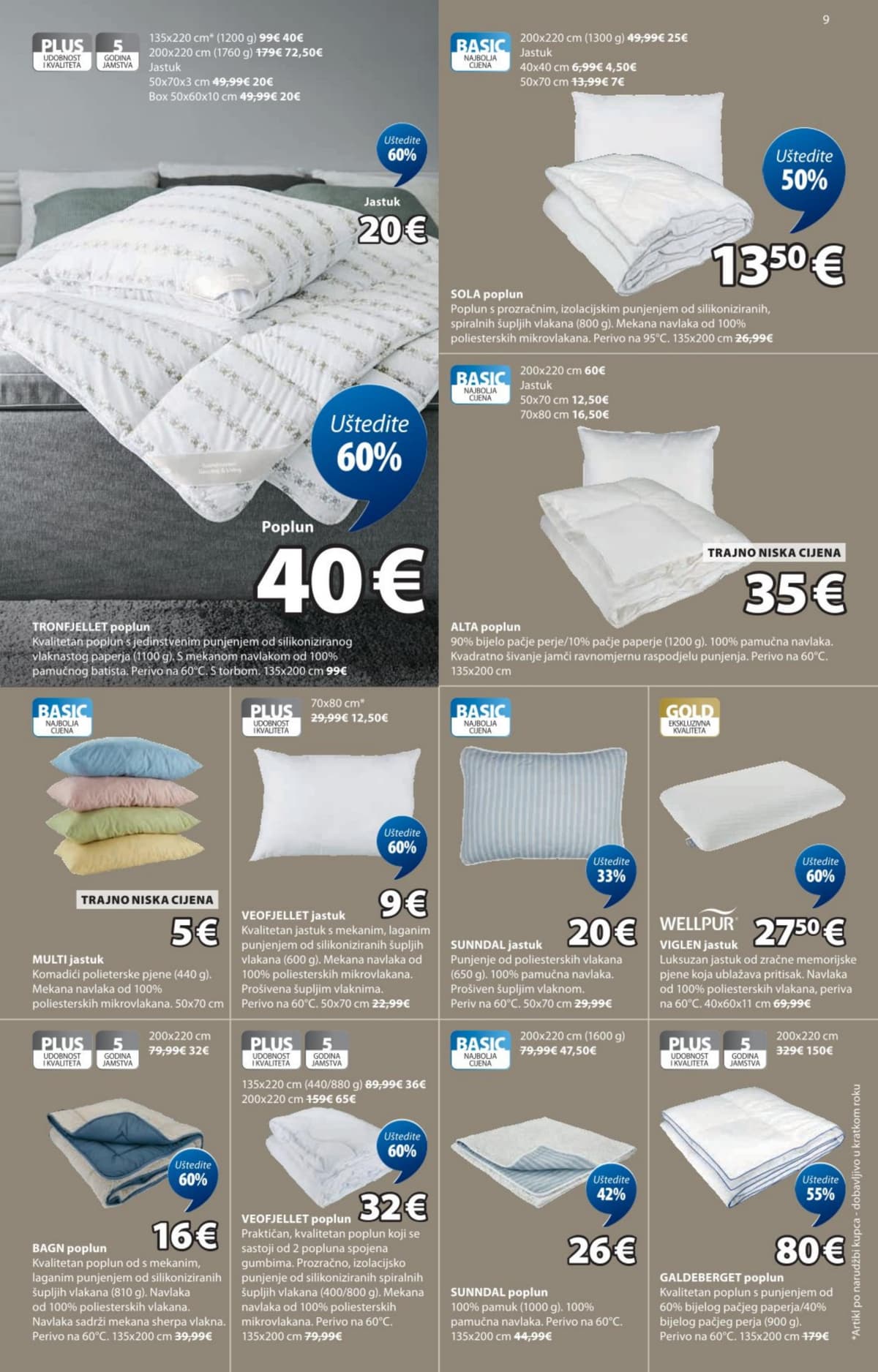 Stranica 9. Jysk kataloga - Akcijska Ponuda