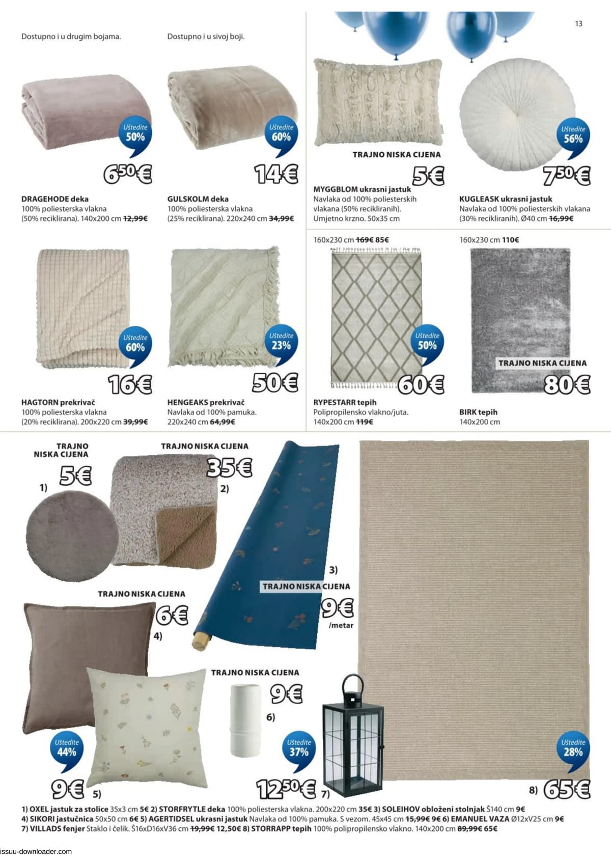 Stranica 13. Jysk kataloga - Akcijska Ponuda od 09.04.2026.