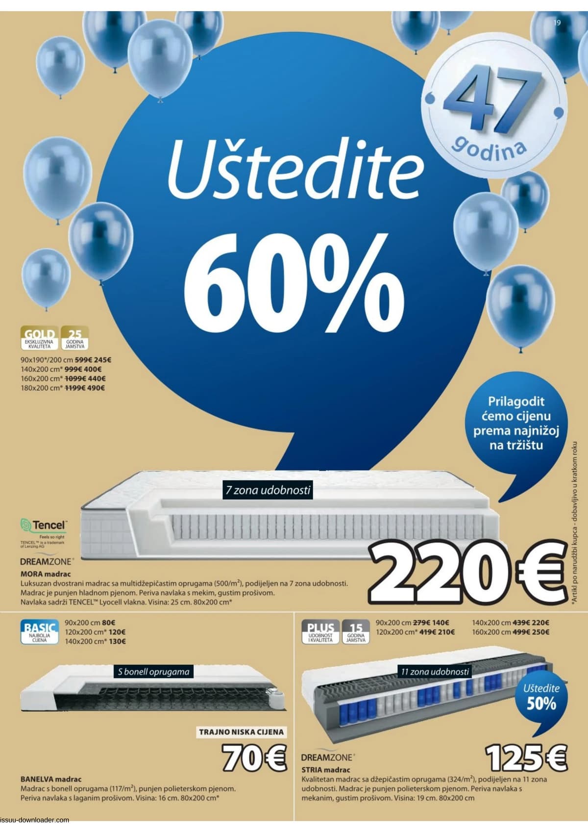 Stranica 19. Jysk kataloga - Akcijska Ponuda od 09.04.2026.