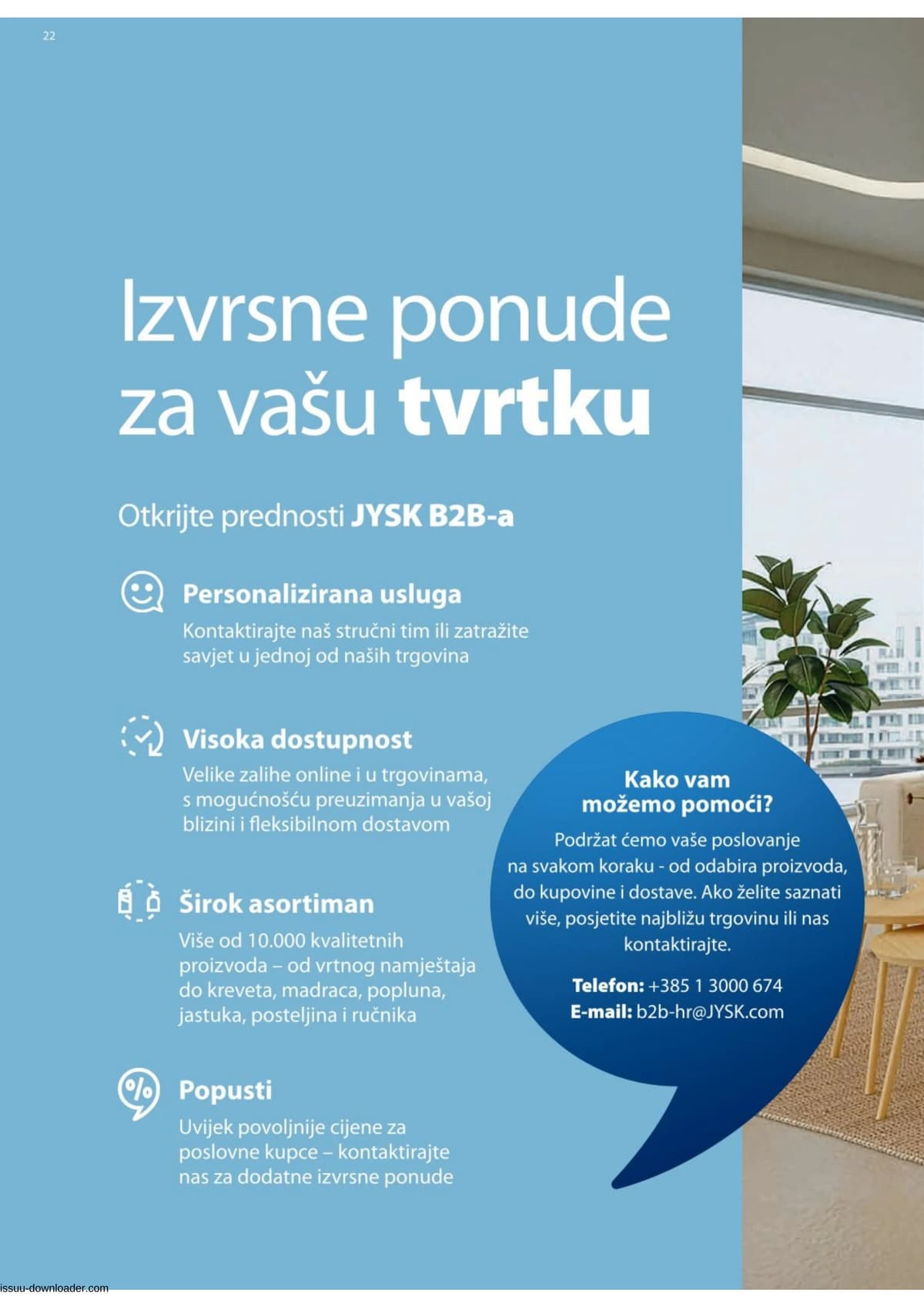 Stranica 22. Jysk kataloga - Akcijska Ponuda od 09.04.2026.