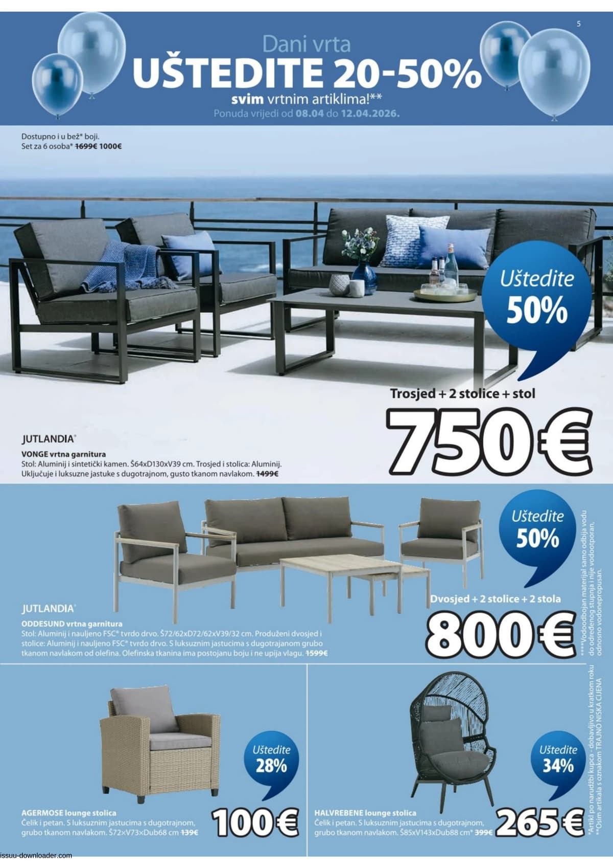 Stranica 5. Jysk kataloga - Akcijska Ponuda od 09.04.2026.