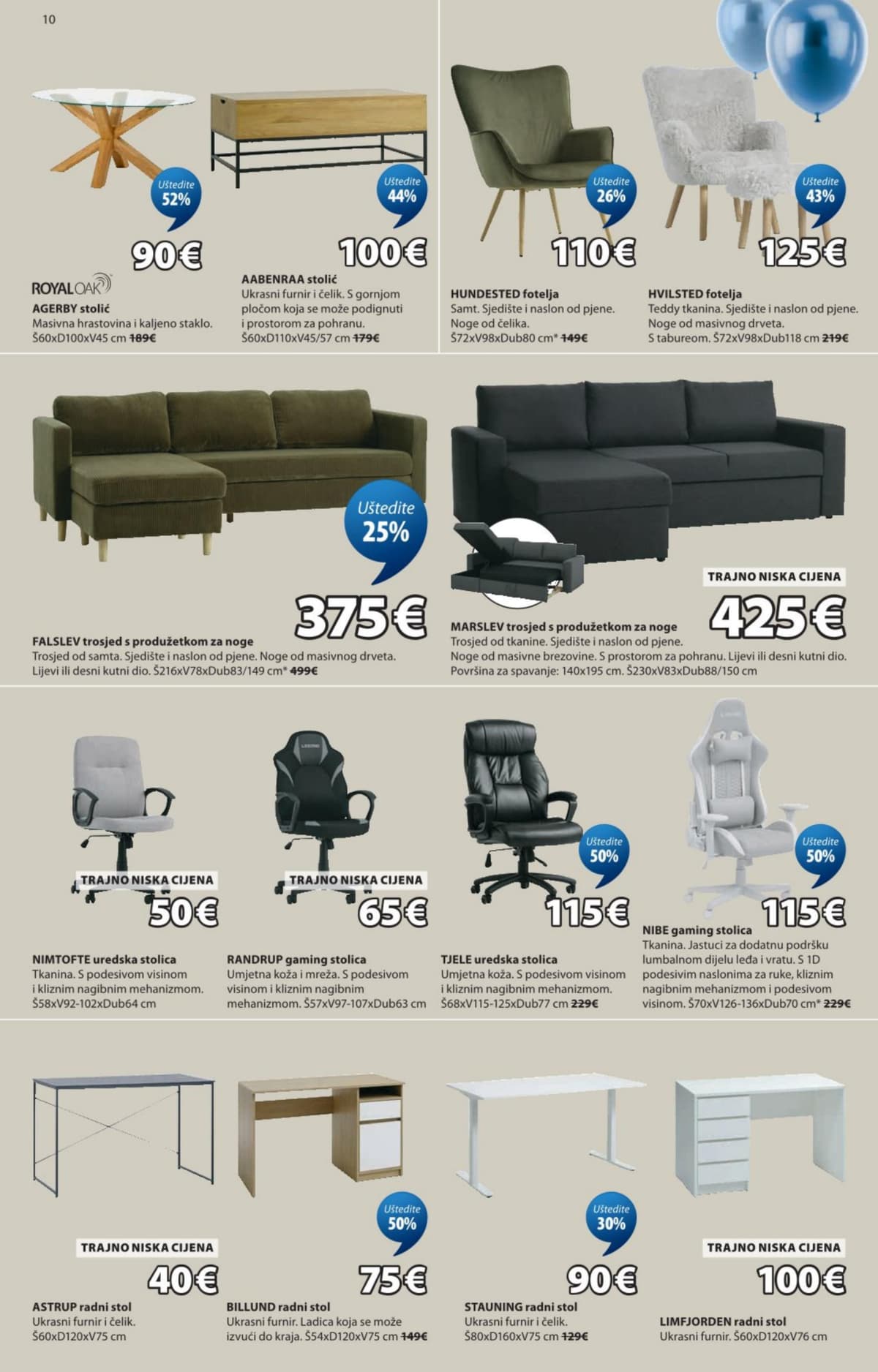 Stranica 10. Jysk kataloga - Uštedite do 65% od 16.04.2026.