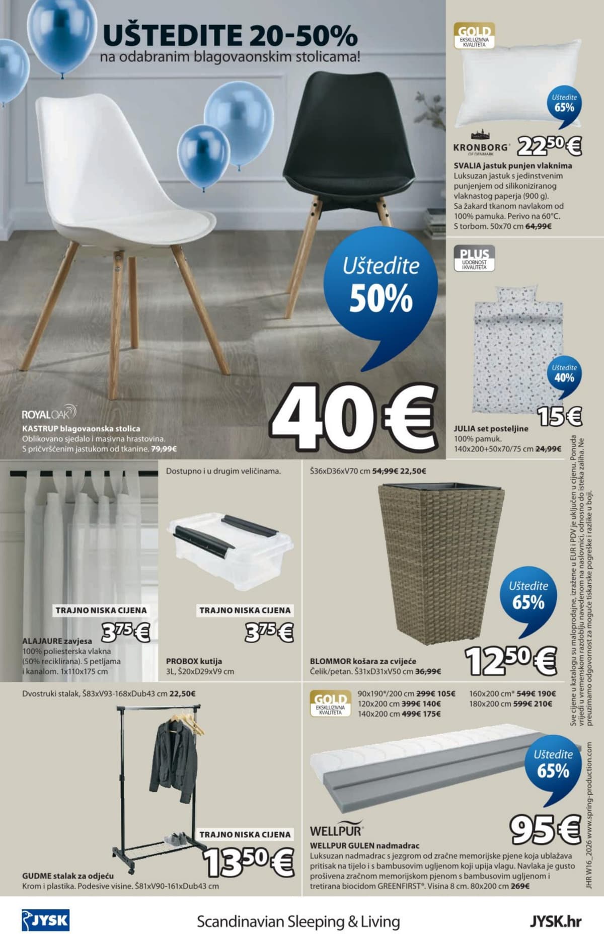 Stranica 16. Jysk kataloga - Uštedite do 65% od 16.04.2026.