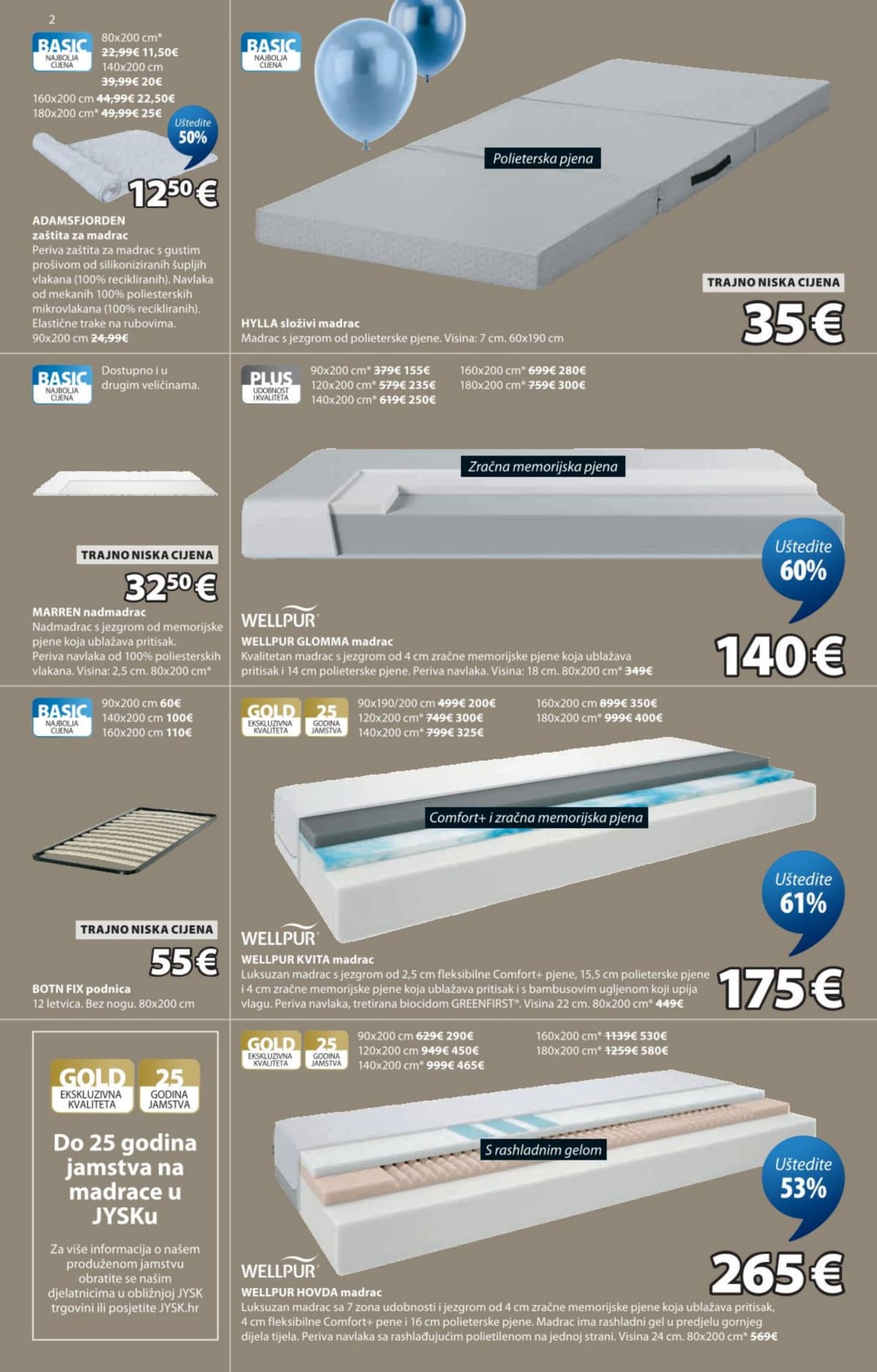 Stranica 2. Jysk kataloga - Uštedite do 65% od 16.04.2026.