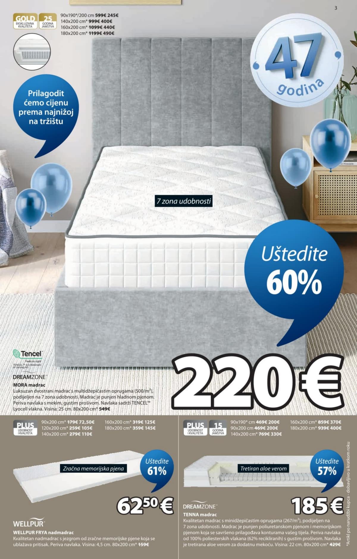 Stranica 3. Jysk kataloga - Uštedite do 65% od 16.04.2026.