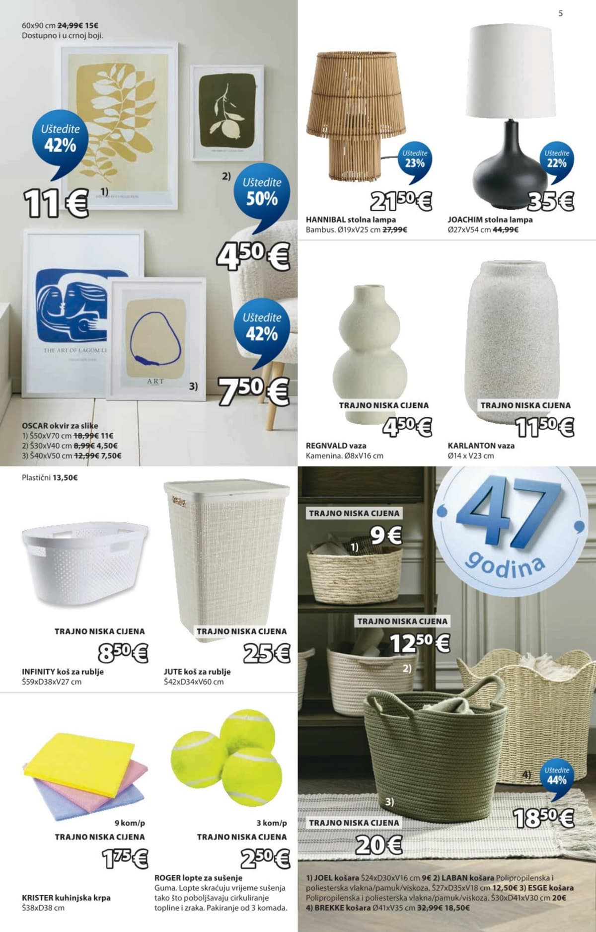 Stranica 5. Jysk kataloga - Uštedite do 65% od 16.04.2026.