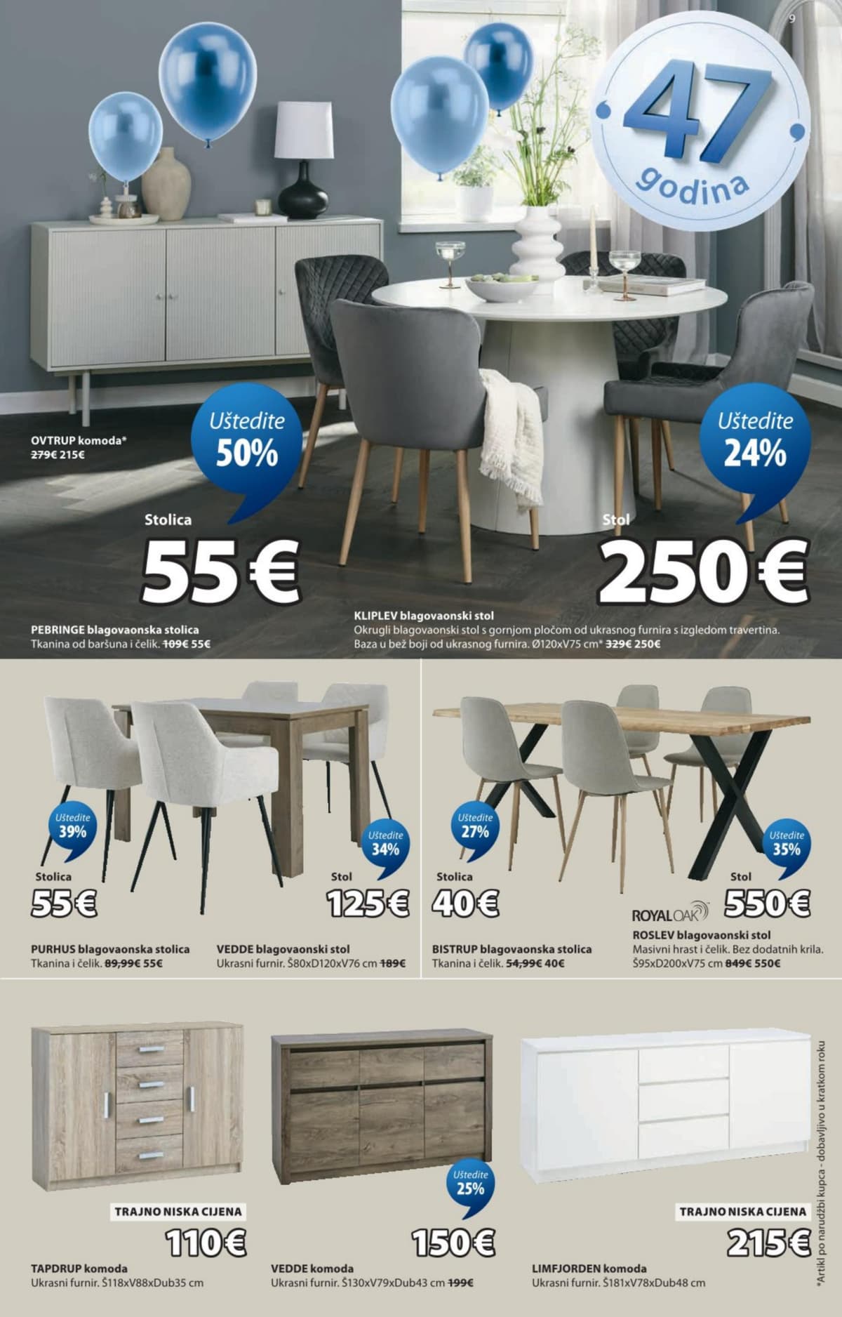 Stranica 9. Jysk kataloga - Uštedite do 65% od 16.04.2026.