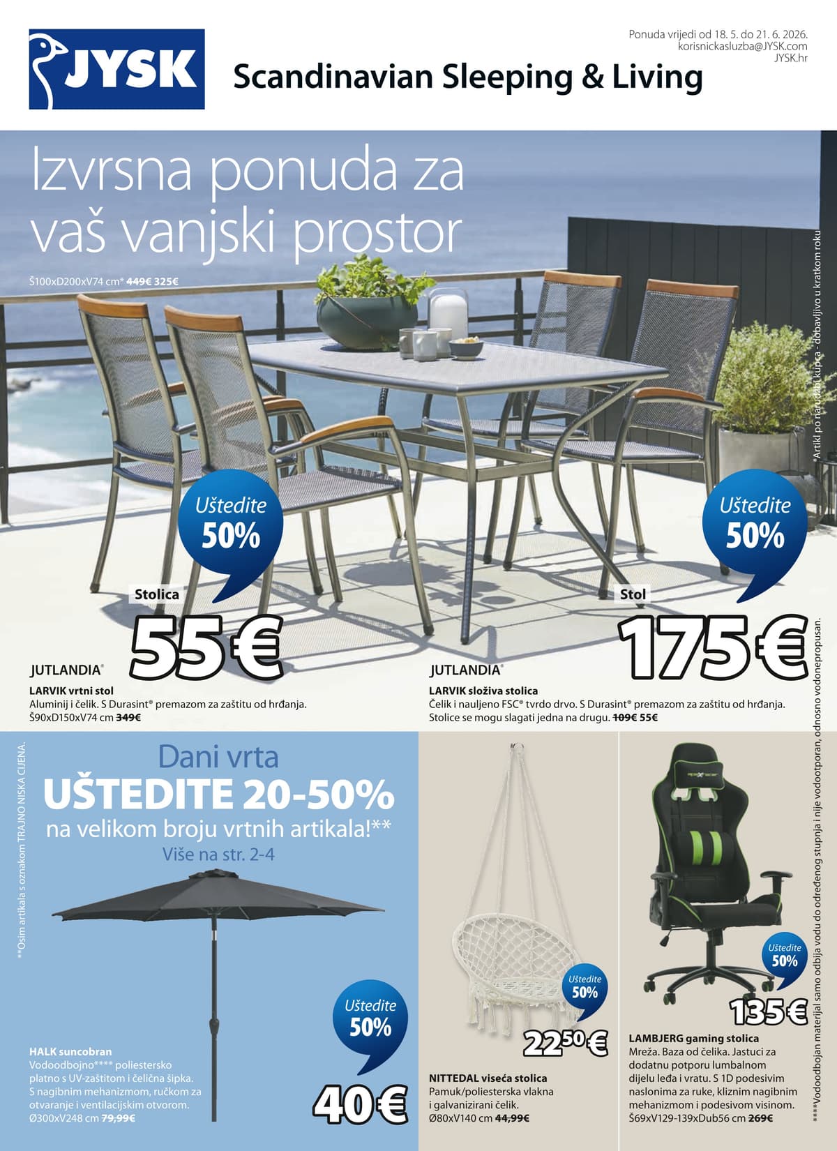 Stranica 2. Jysk kataloga - Akcijska Ponuda od 19.05.2026.