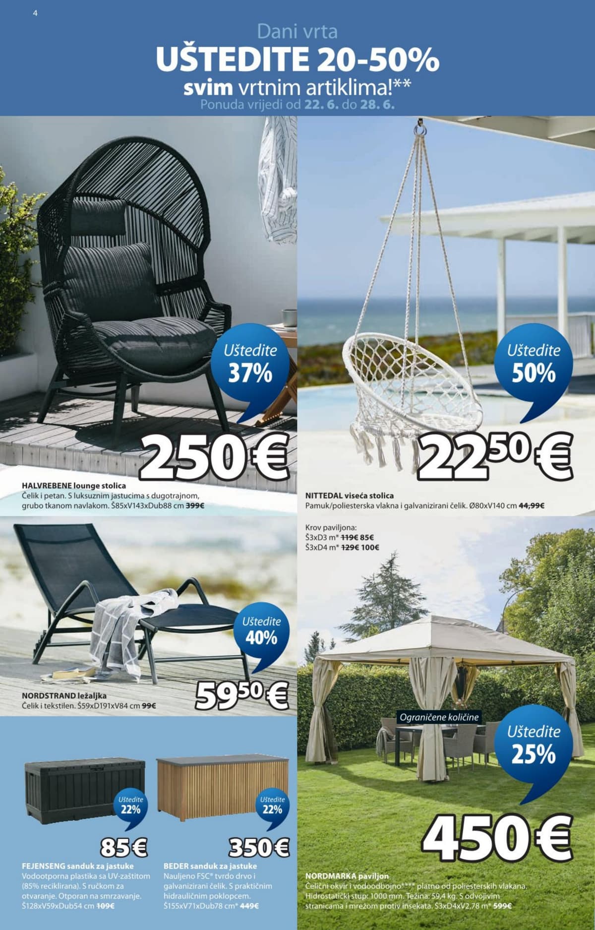 Stranica 4. Jysk kataloga - Rasprodaja do 70% od 24.06.2026