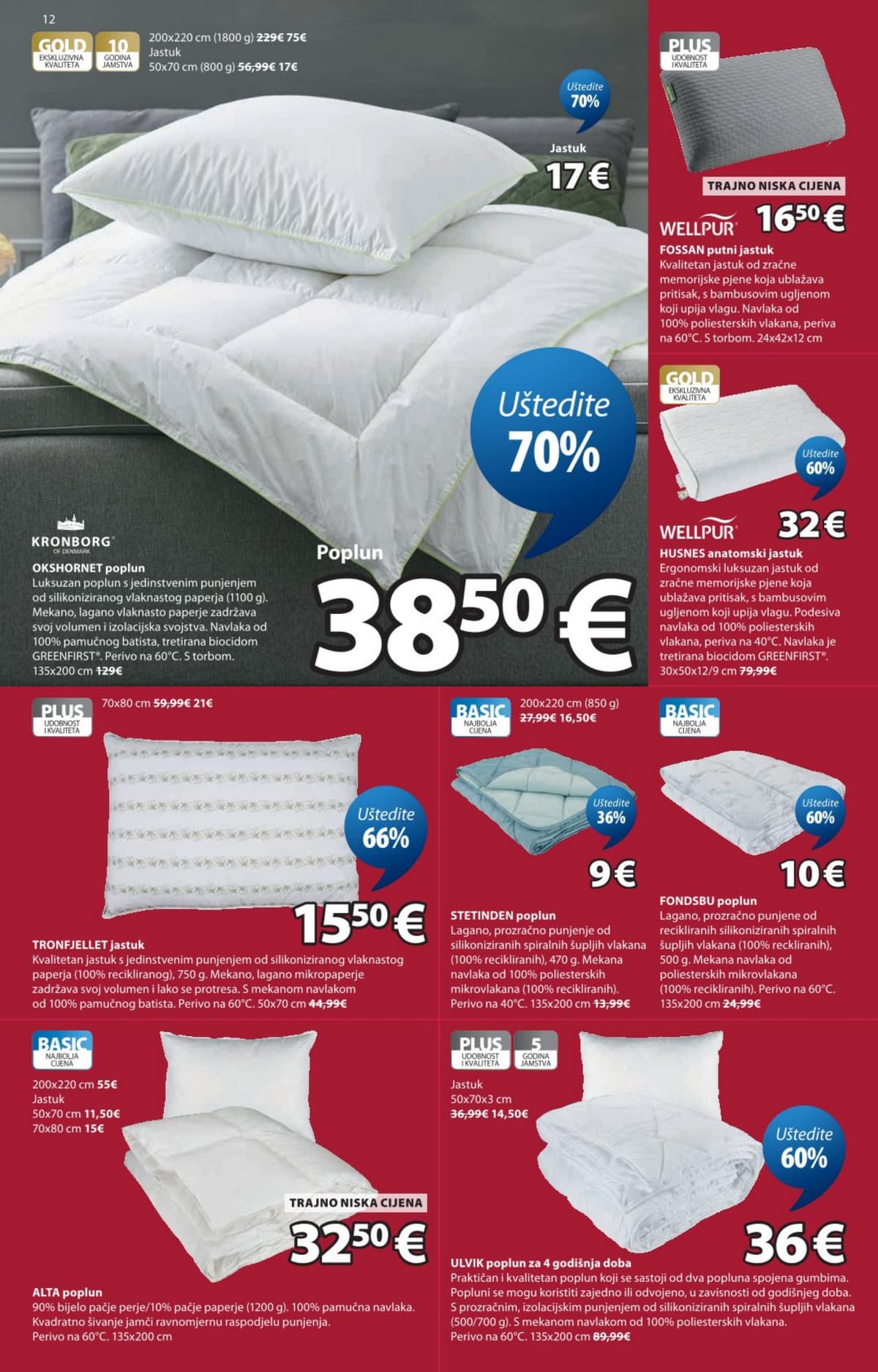 Stranica 12. Jysk kataloga - Rasprodaja do 70% od 24.06.2026