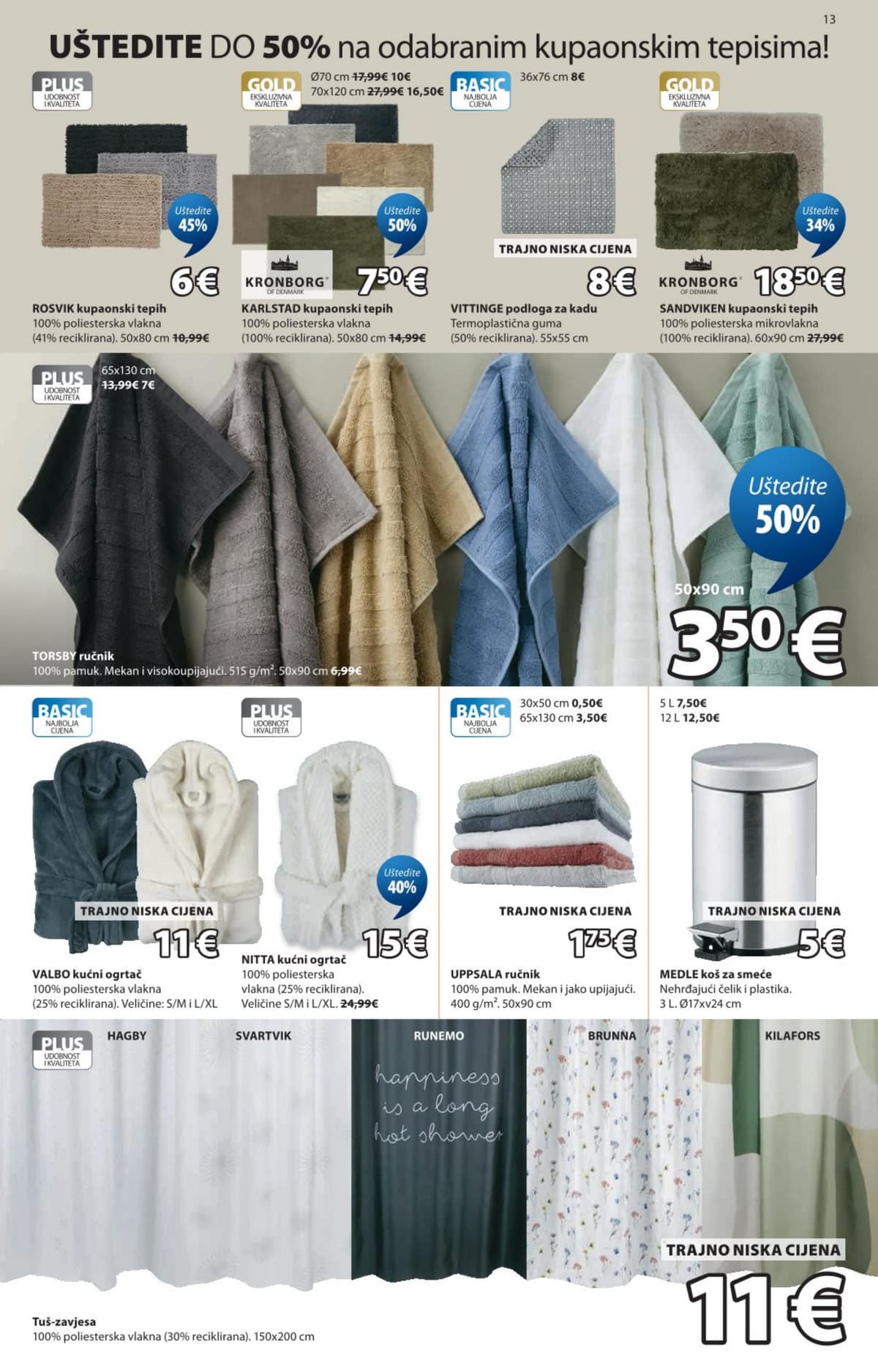 Stranica 13. Jysk kataloga - Rasprodaja do 70% od 24.06.2026