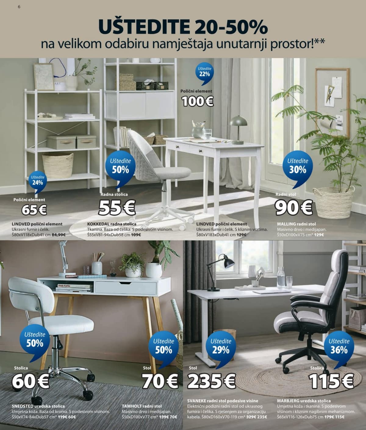 Stranica 6. Jysk kataloga - Akcijska Ponuda od 26.08.2026.