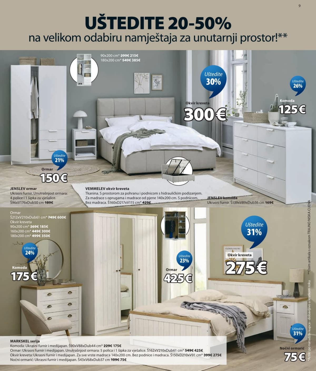 Stranica 9. Jysk kataloga - Akcijska Ponuda od 26.08.2026.
