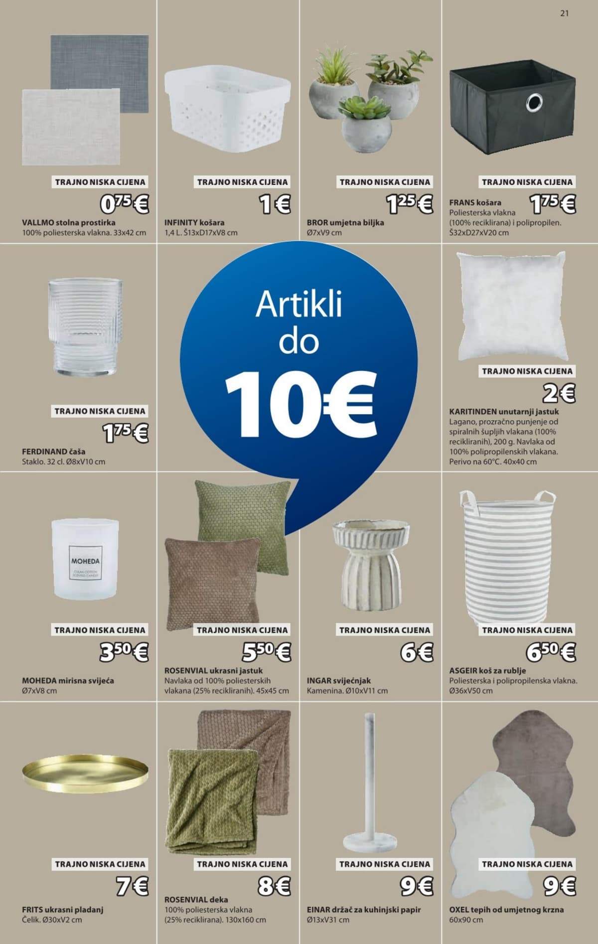 Stranica 21. Jysk kataloga - Akcijska Ponuda od 04.09.2026.