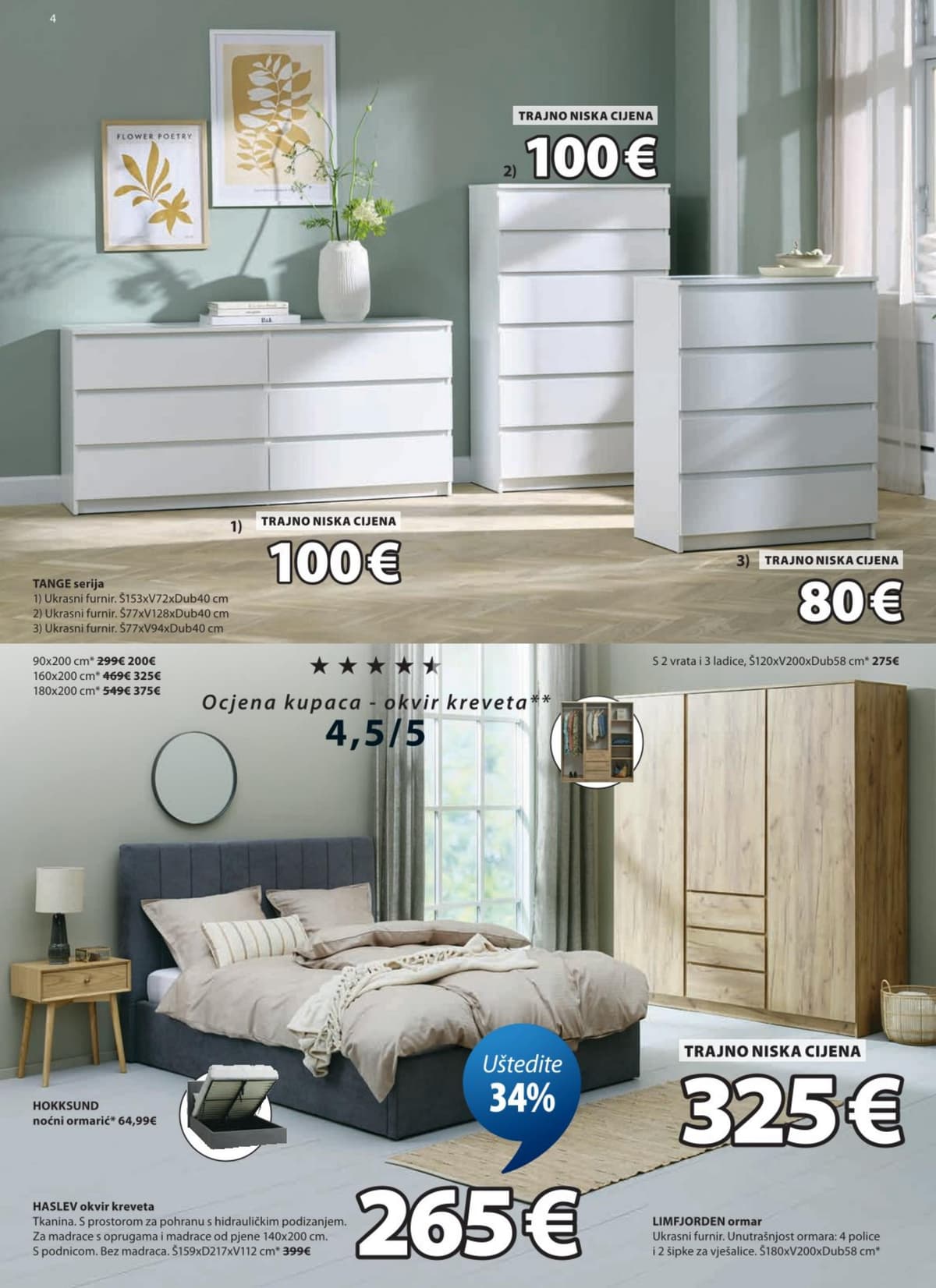 Stranica 4. Jysk kataloga - Uštedite do 65% od 28.09.2026.