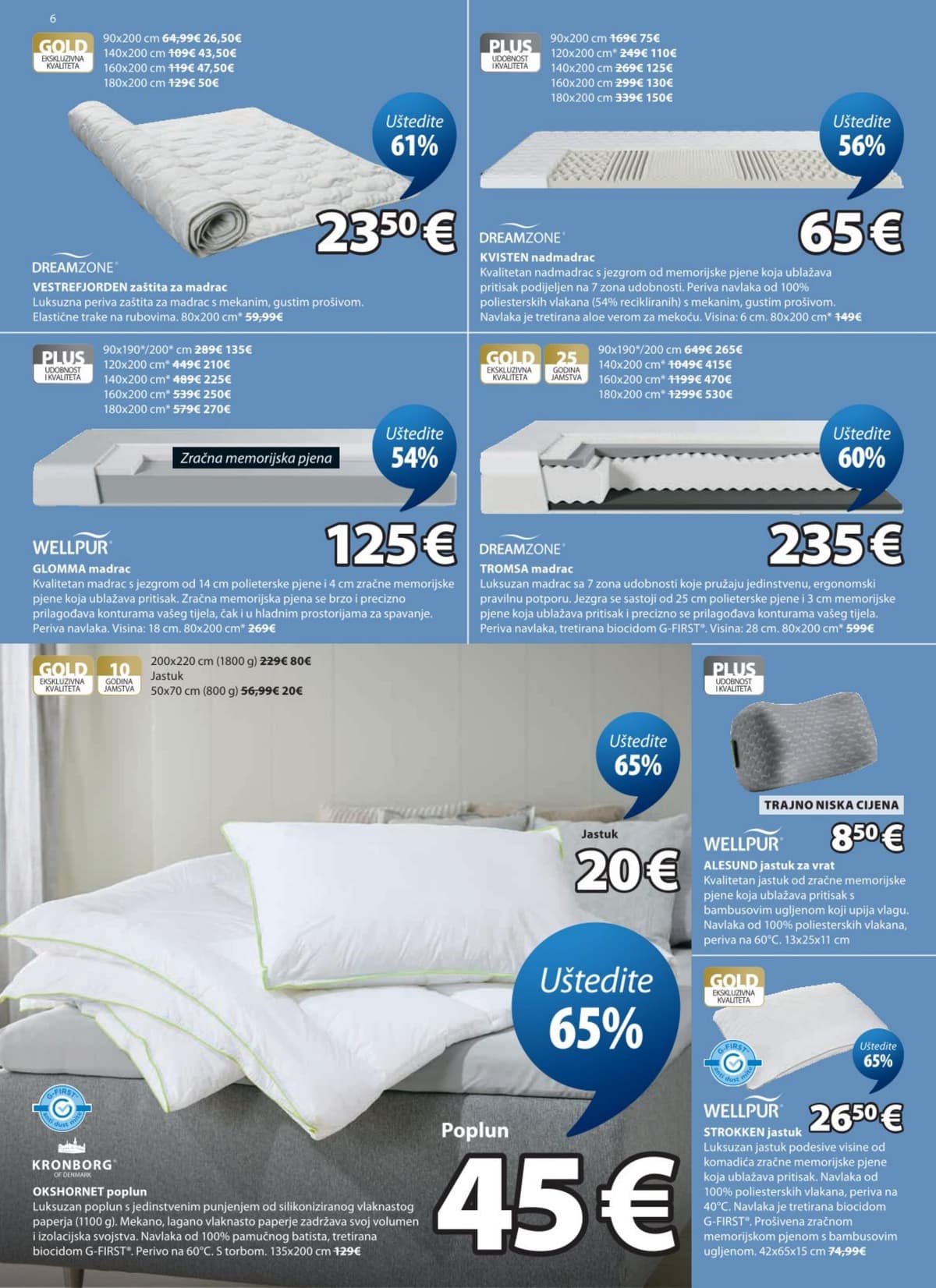 Stranica 6. Jysk kataloga - Uštedite do 65% od 28.09.2026.