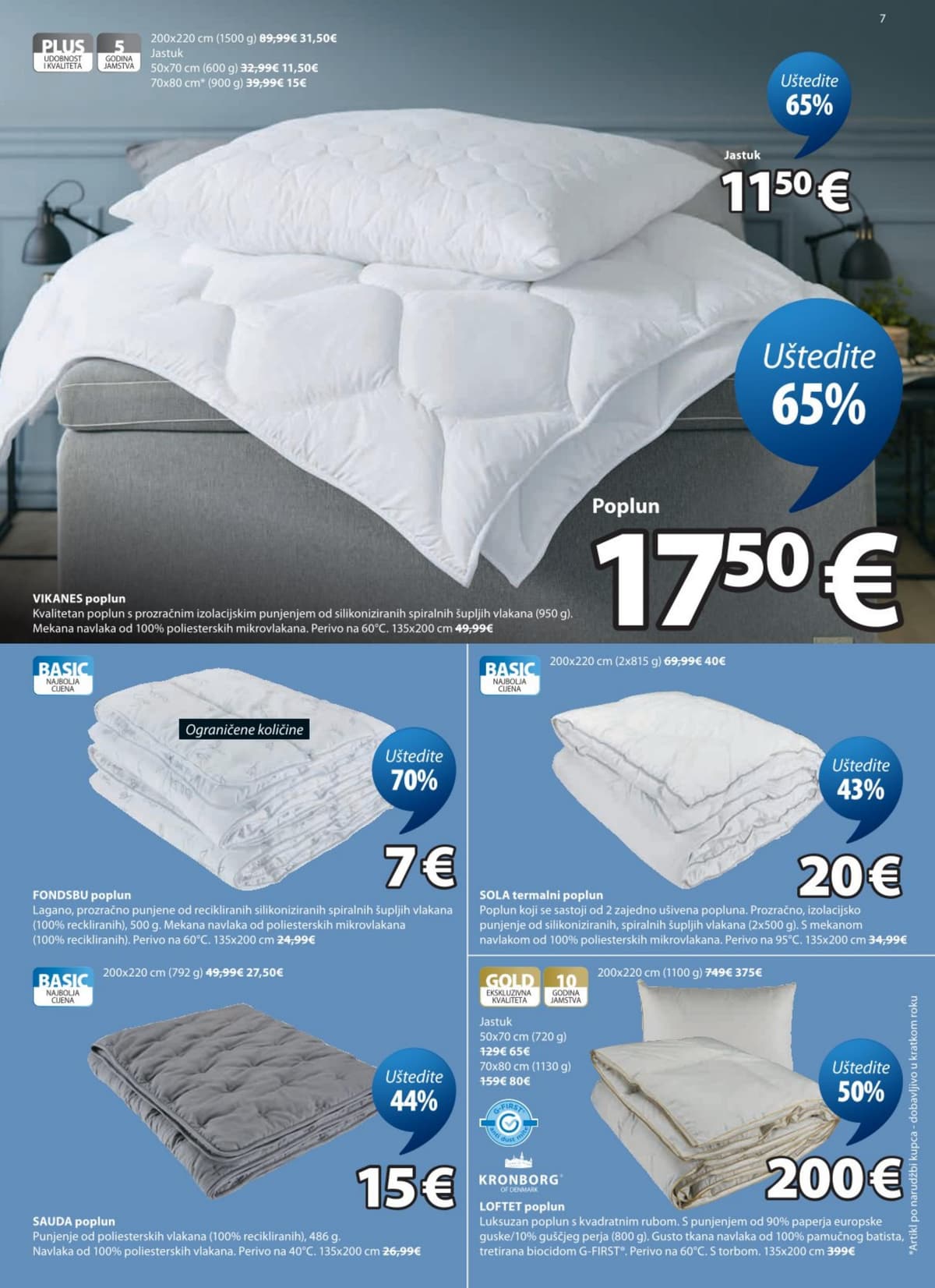 Stranica 7. Jysk kataloga - Uštedite do 65% od 28.09.2026.