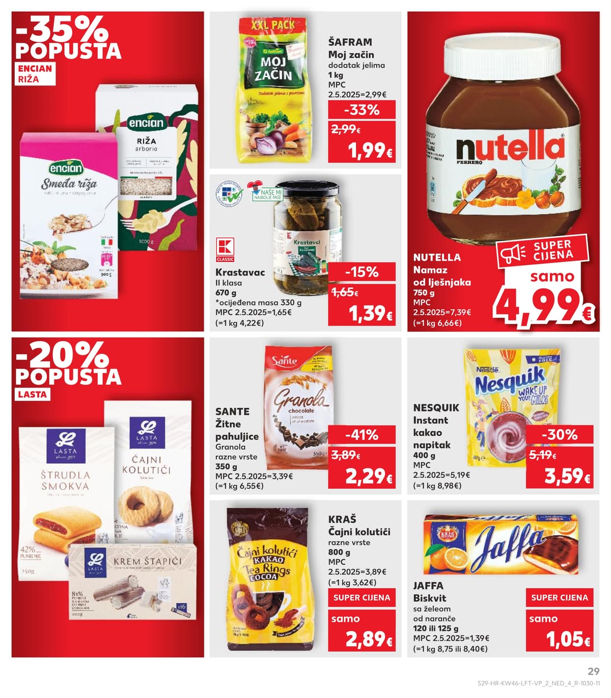 Stranica 29. Kaufland kataloga - Akcijska ponuda