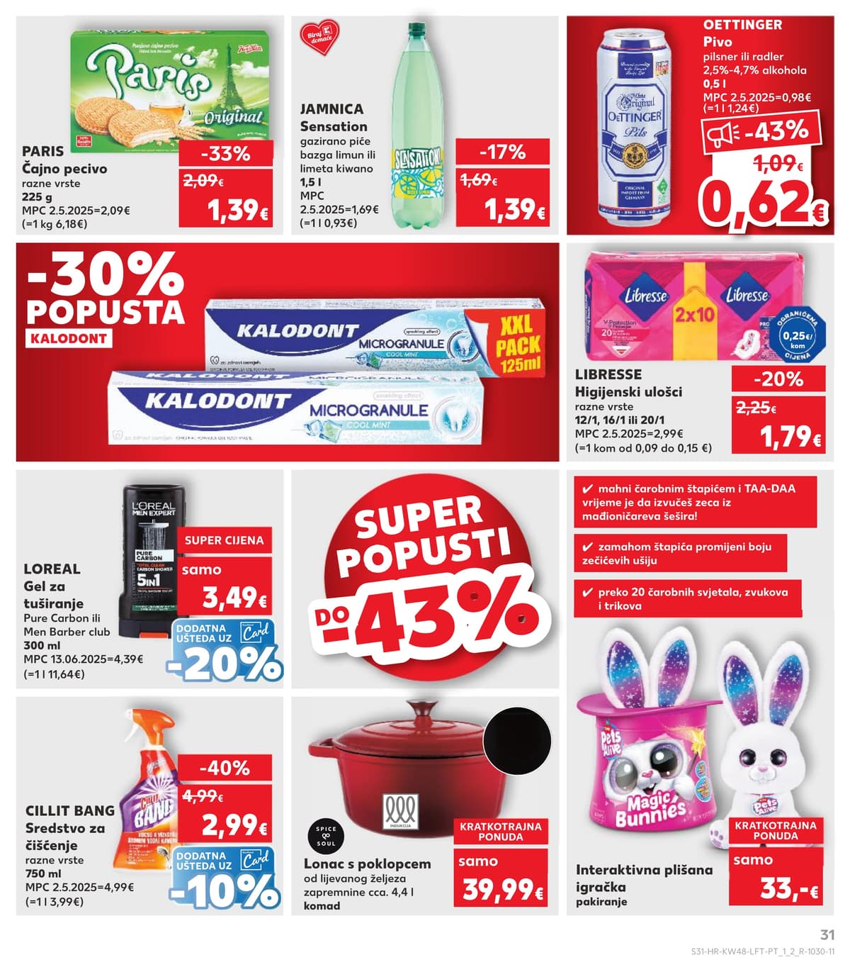 Stranica 31. Kaufland kataloga - Akcijska ponuda od 27.02.2026.