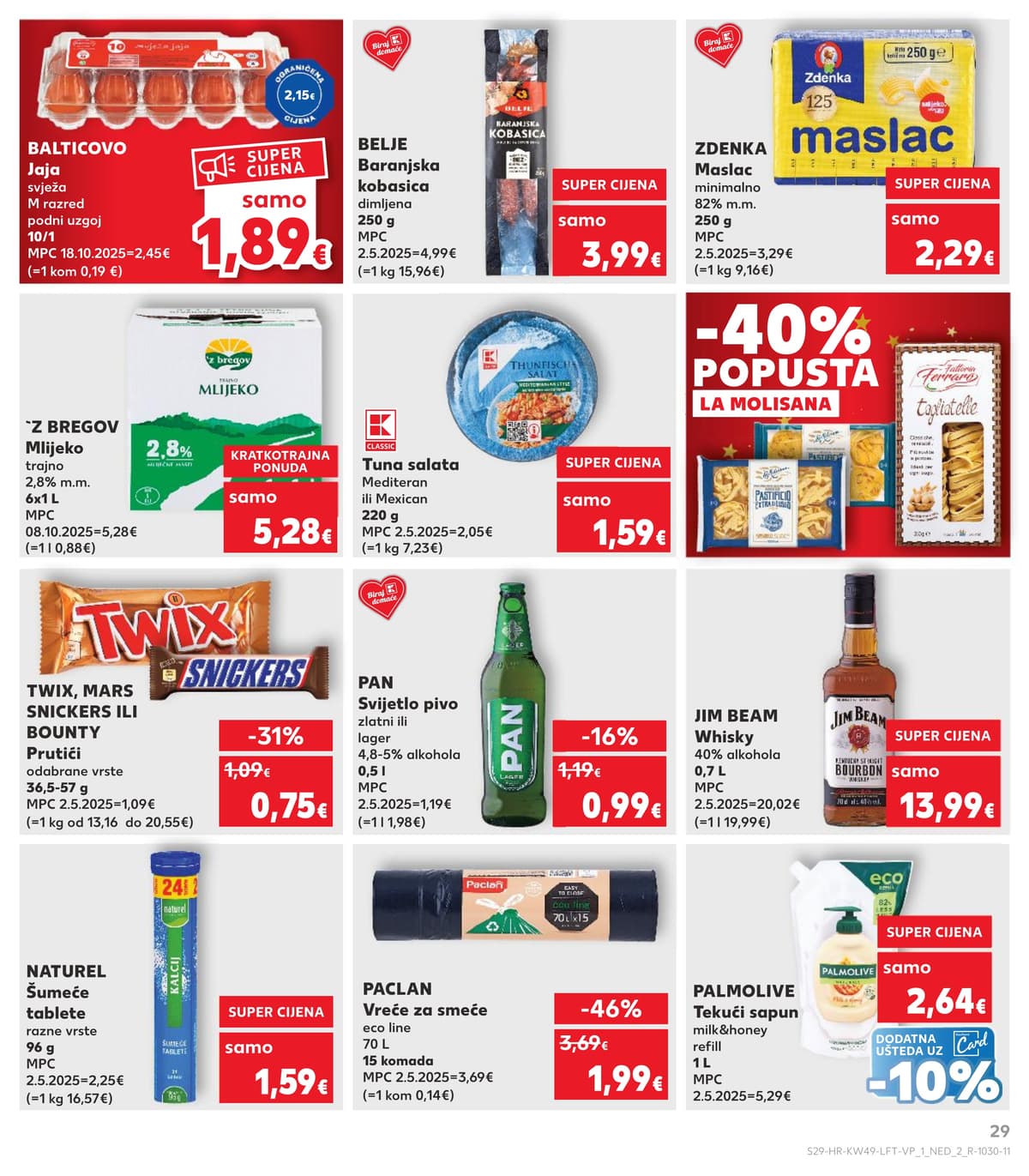 Stranica 29. Kaufland kataloga - Obiteljska pakiranja