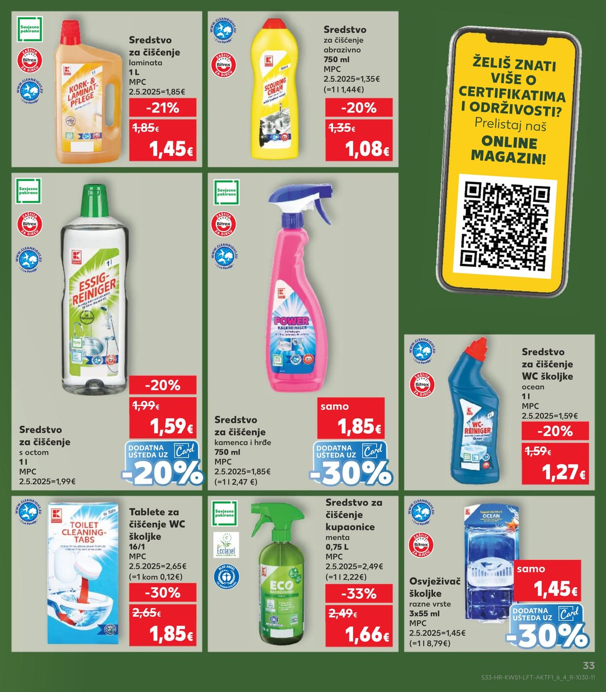 Stranica 33. Kaufland kataloga - Akcijska ponuda od 27.02.2026.