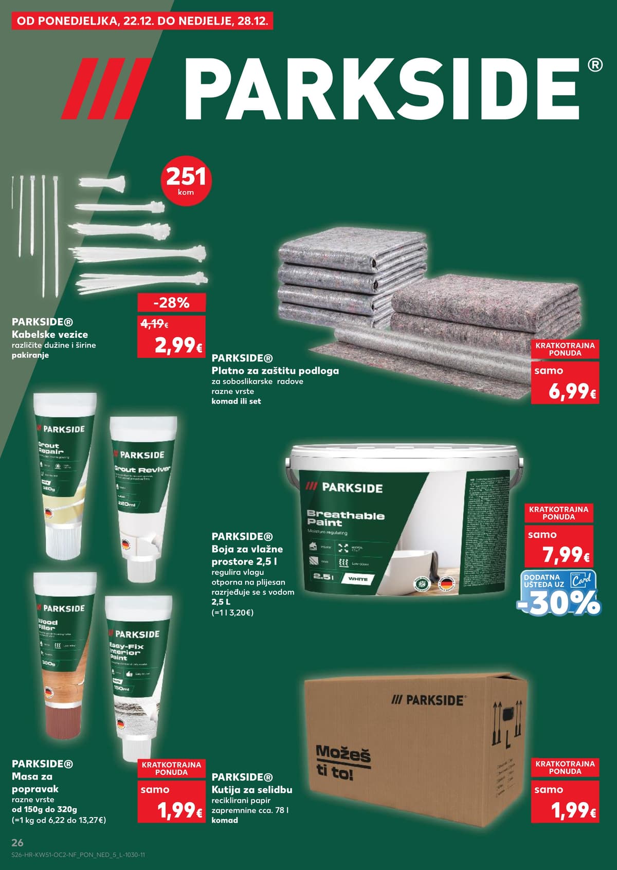 Stranica 26. Kaufland kataloga - Neprehrambeni proizvodi od 27.02.2026.