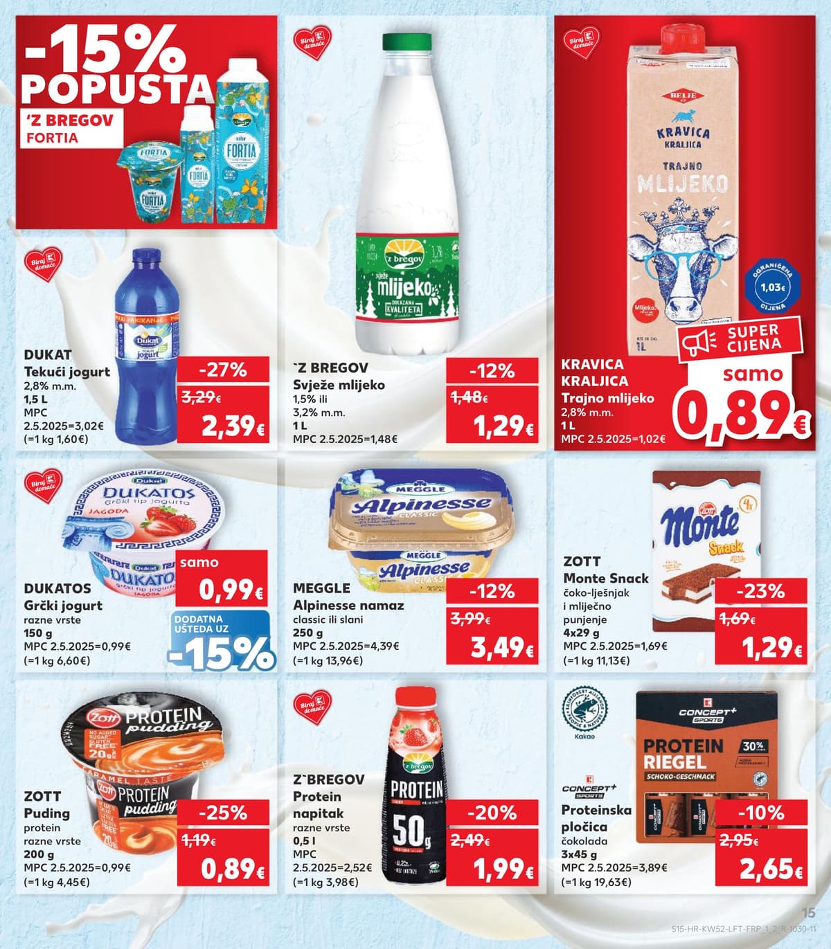 Stranica 15. Kaufland kataloga - Prehrambeni proizvodi od 27.02.2026.