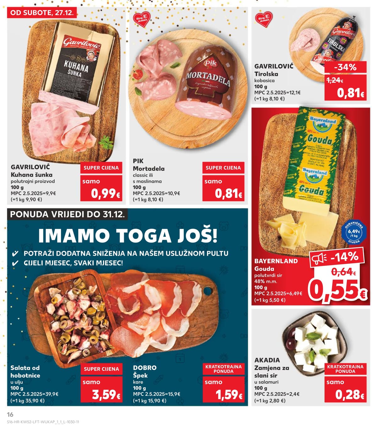Stranica 16. Kaufland kataloga - Prehrambeni proizvodi od 27.02.2026.